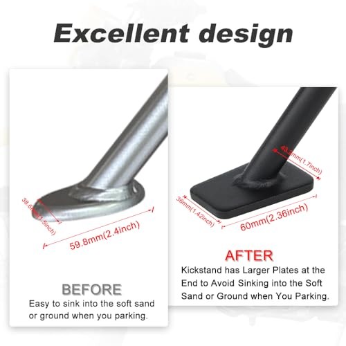 0-3 inch Adjustable Kickstand Fit for KLX300 2021-2023 / KLX250S 2009-2014 /