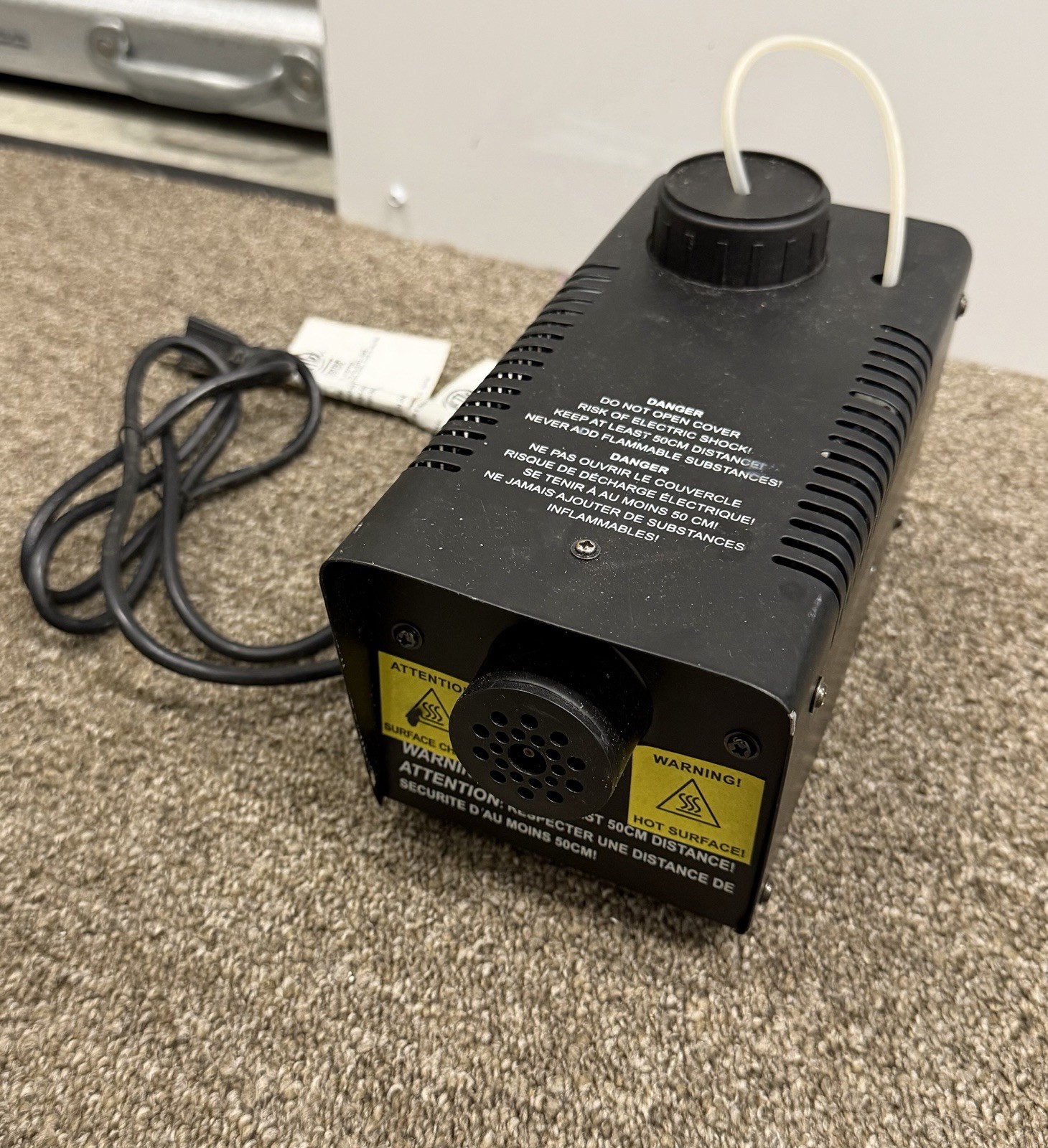 Smoke Fog Machine Stage DJ Party Halloween Fogger Black Untested SKU:R