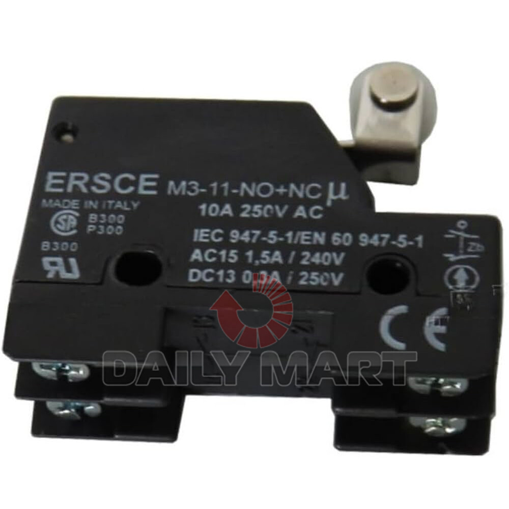 New In Box ERSCE M3-11-NO+NC Micro Switch 250VAC 10A