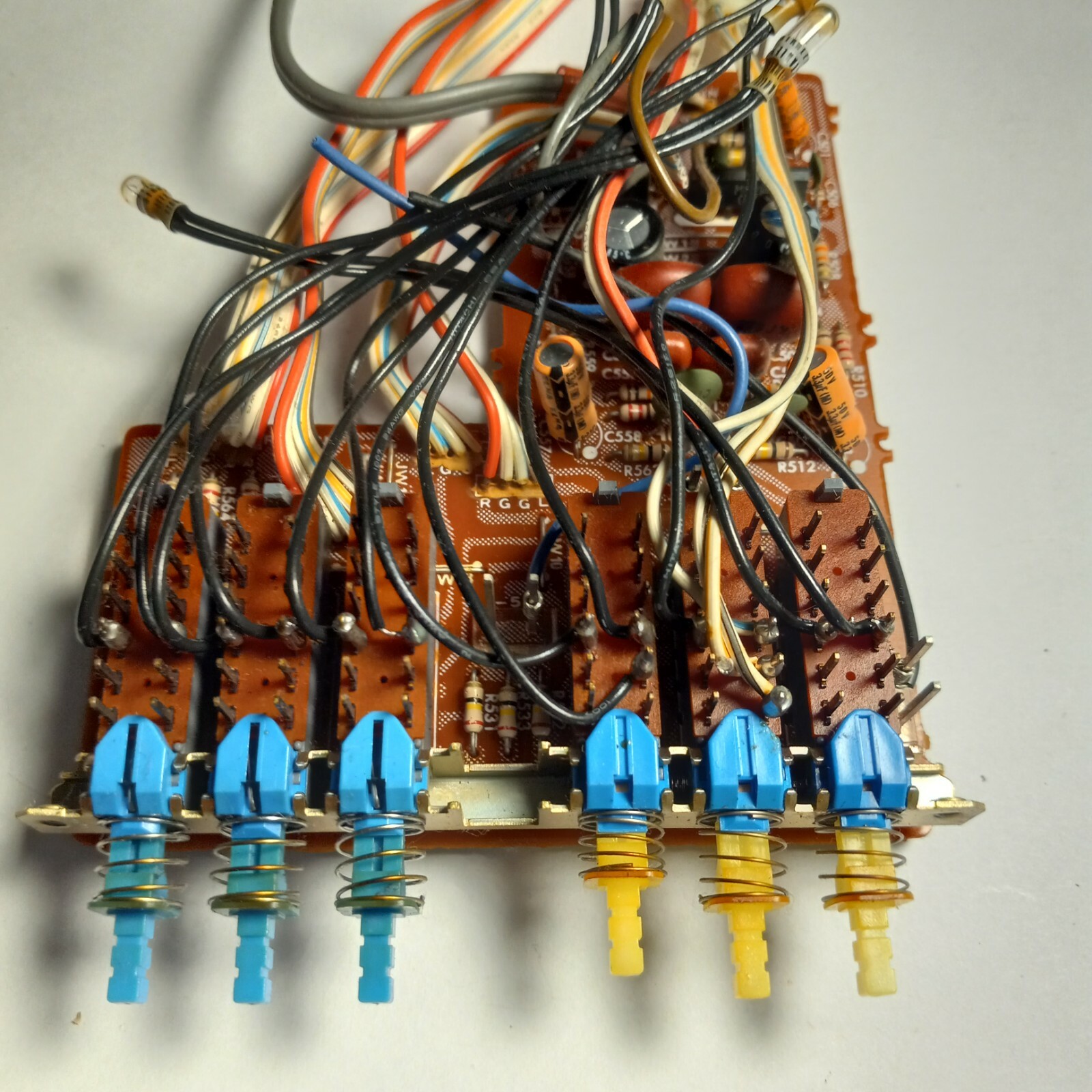 📈SONY 1-602-262-12 FUNCTION PUSH SWITCH BANK STR-V45 STEREO RECEIVER