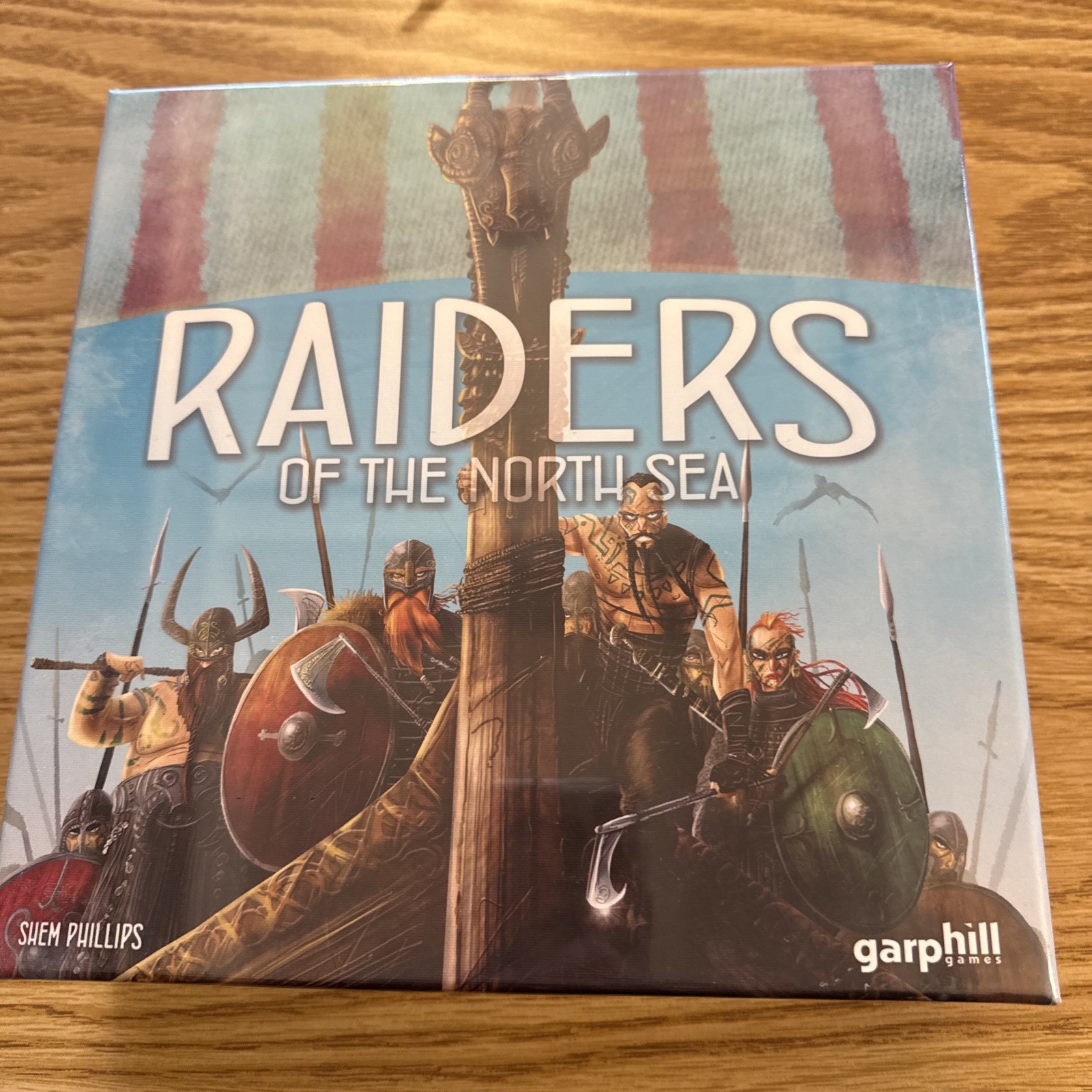 Raiders of The North Sea - garphill games/Shem Phillips Viking board top SEALED