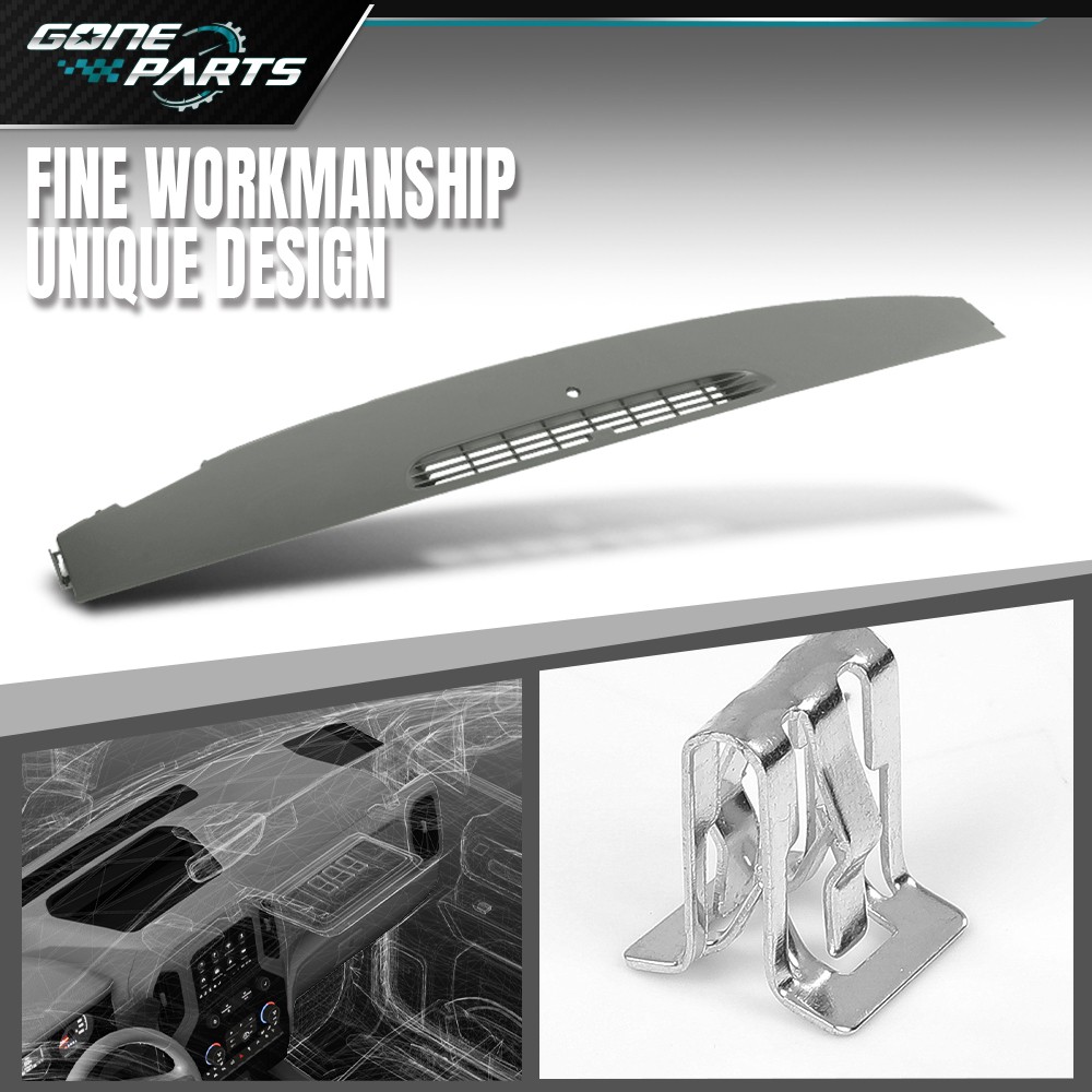 Gray Dash Defrost Vent Panel Fits 07-13 Chevy GMC Cadillac Escalade