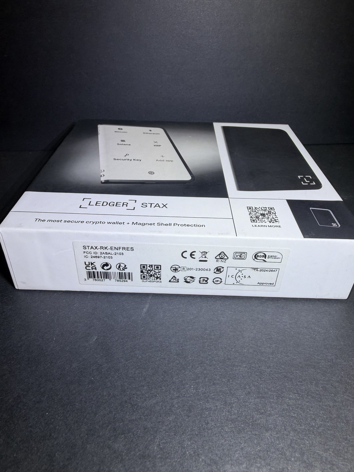 Ledger Stax Crypto Hardware Wallet + Ledger