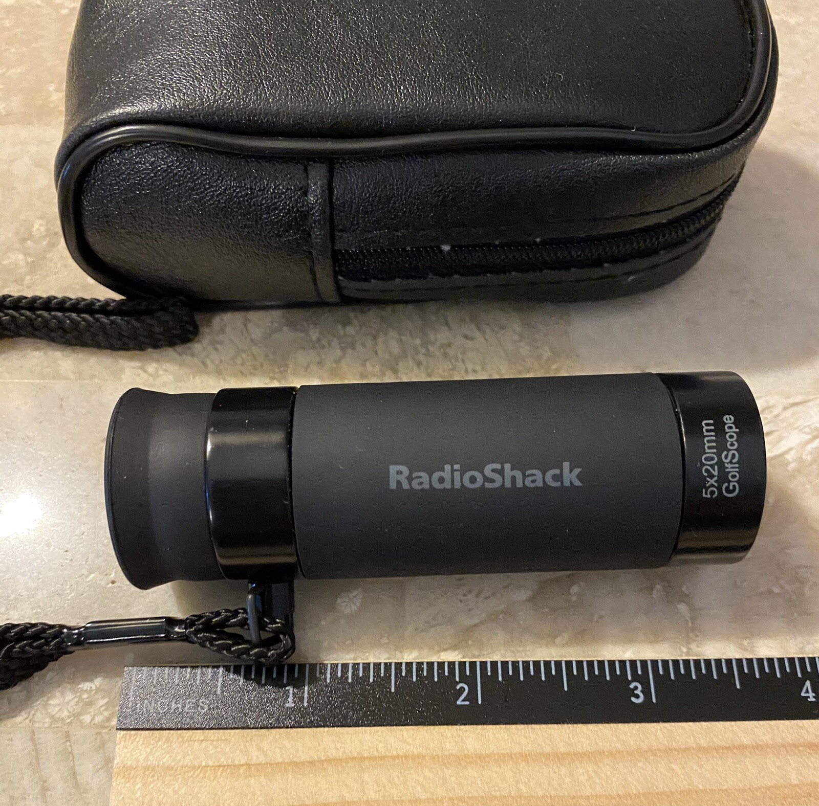 Radio Shack GolfScope 5x20mm To Check The Remaining Distance To The Pin Easy New