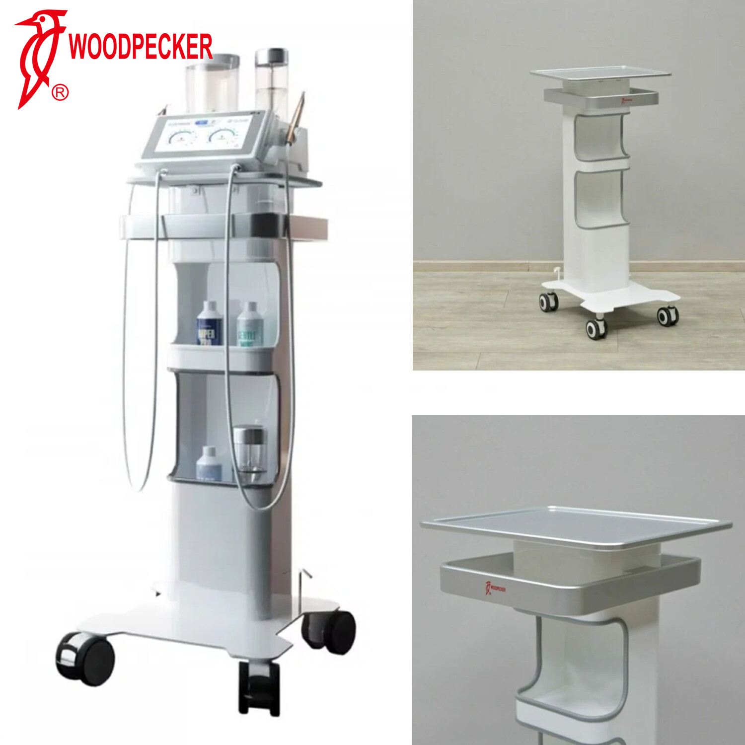 Woodpecker Dental Mobile Generic Trolley Cart for Surgic Smart/ Implant Motor