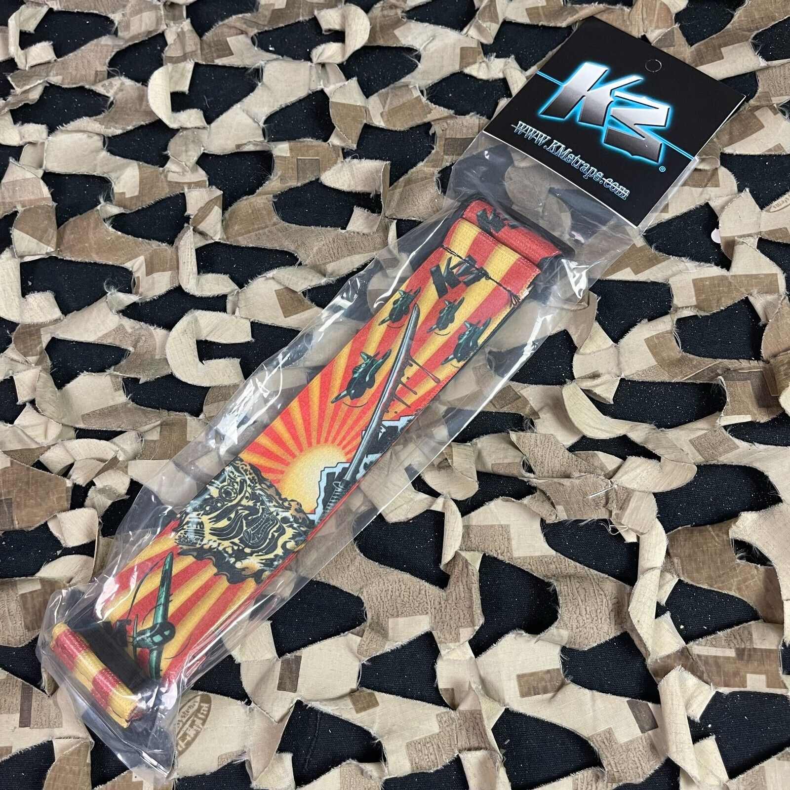NEW KM Paintball Universal JT Goggle Strap - Limited Edition Kamikaze