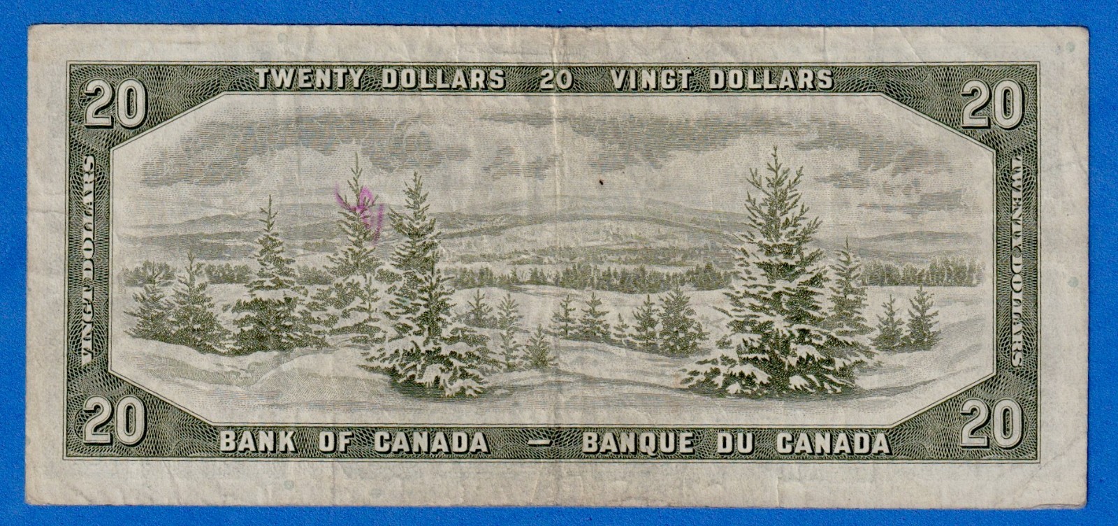 Canada $20 1954 BC-41b / P-80b - QE II - Circulated Note E/W 3260414