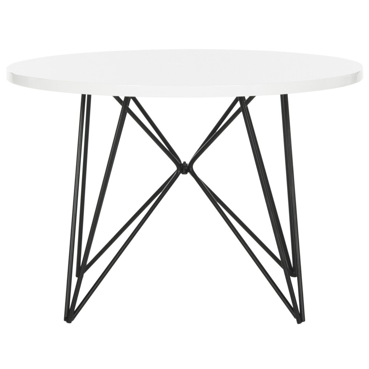 SAFAVIEH Vida Retro Mid-Century Lacquer End Table | White |
