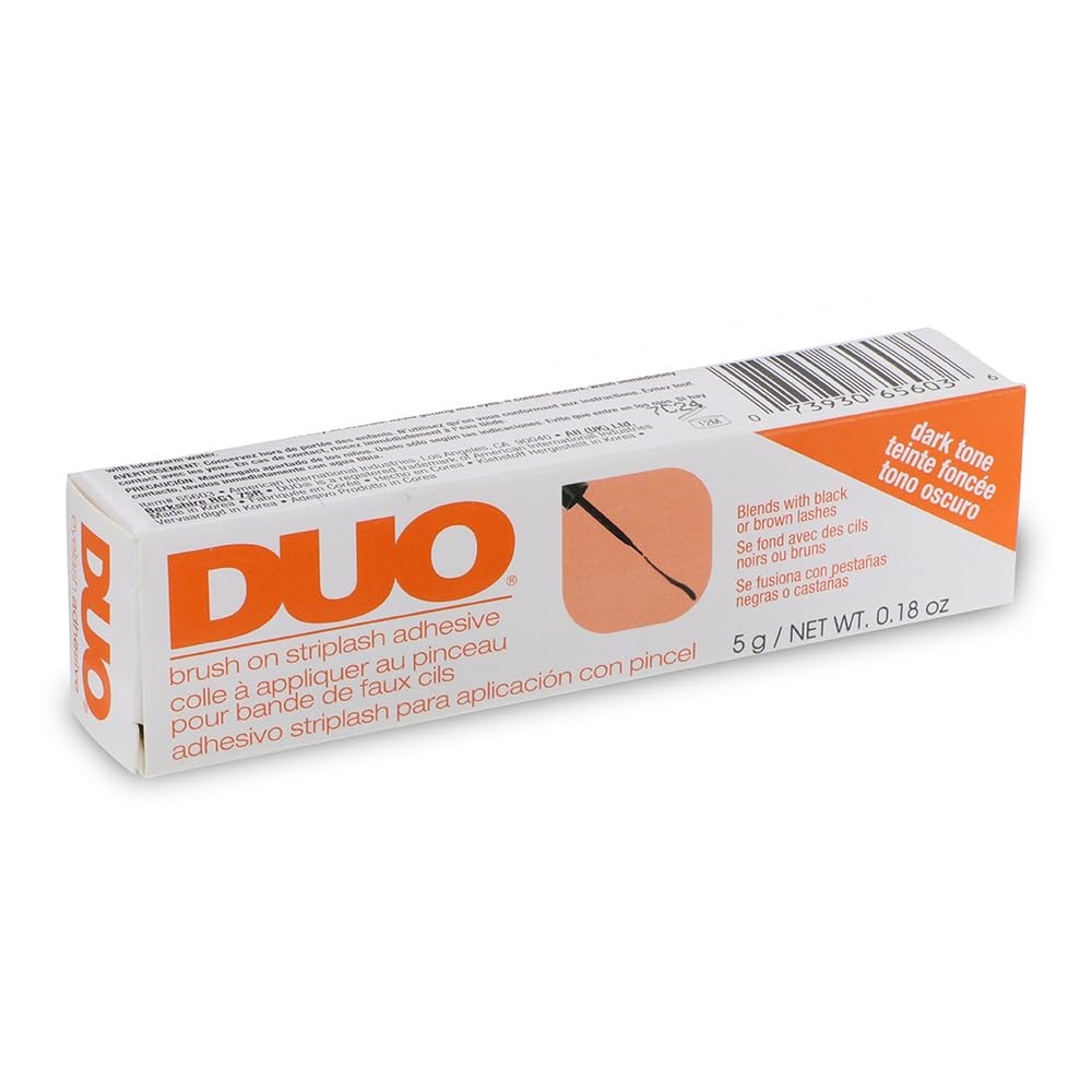 DUO Strip Lash Adhesive - Dark Tone, Waterproof 0.18 Ounce (Pack of 1),