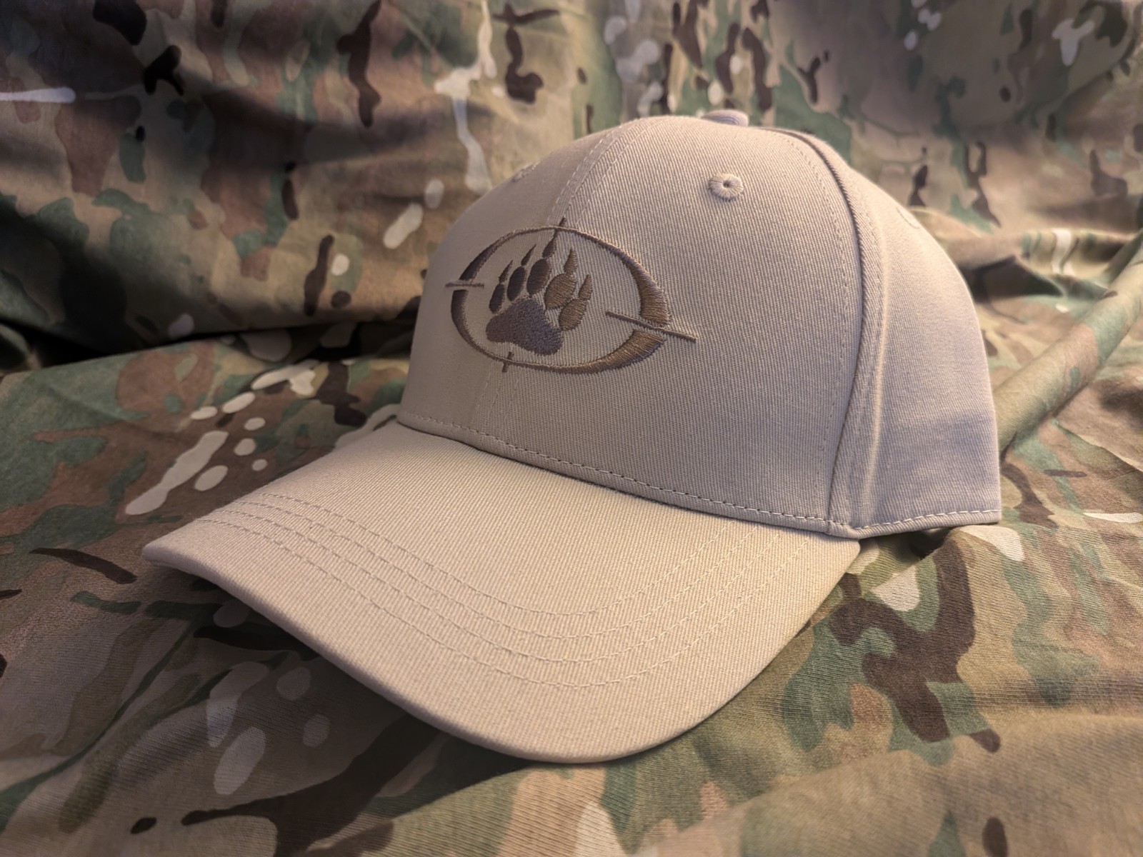 IRAQ WAR GREEN ZONE US EMBASSY PRIVATE SECURITY CONTRACTOR BSC Ball Cap (Desert)