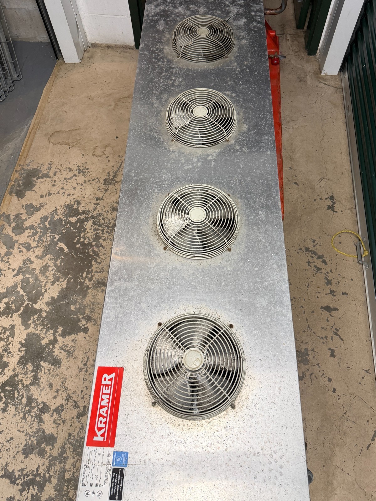 Kramer LV-220-A Low Velocity Evaporator, 4 Fan Unit Cooler, 115V Walk in Cooler