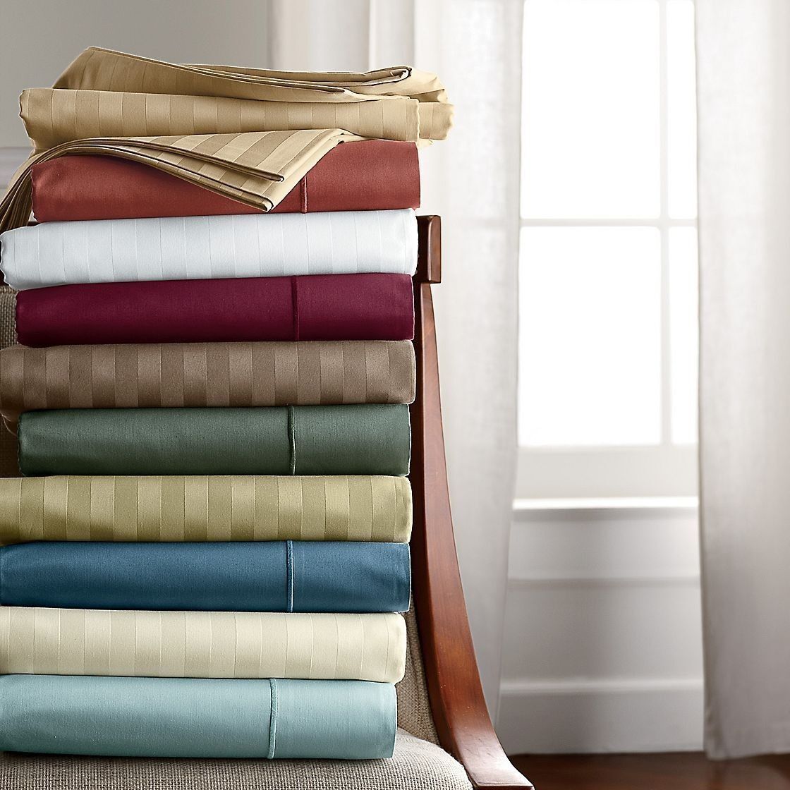 Queen Size - Flat/Fitted/Sheet Set/Pillowcase - 800 TC 100% Cotton
