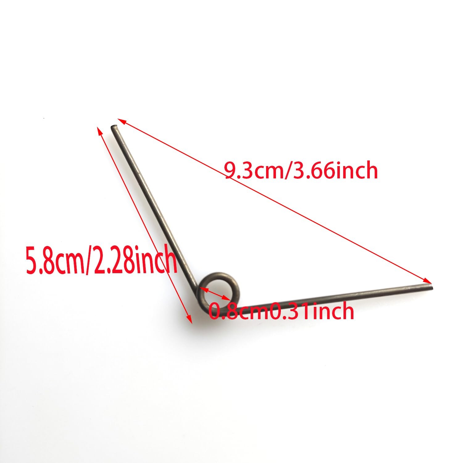 5 Pcs V-Shape Long Reach Pruner Handle length 5.8cm/2.28inch, Silver