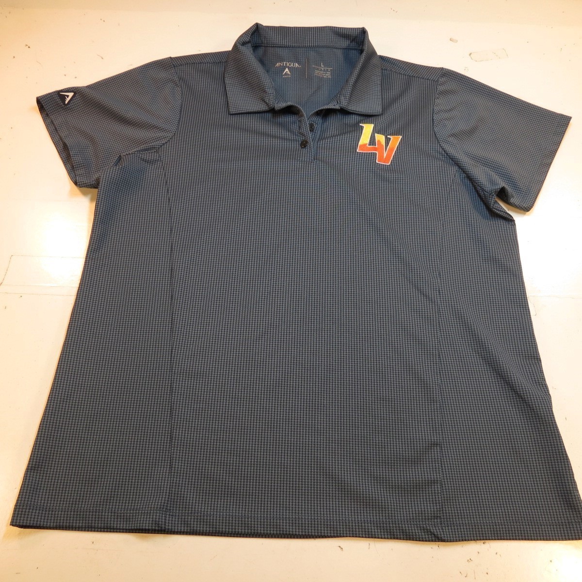 Las Vegas Aviators MiLB Triple-A Baseball Fan Gear Polo Golf Shirt Womens L Blue