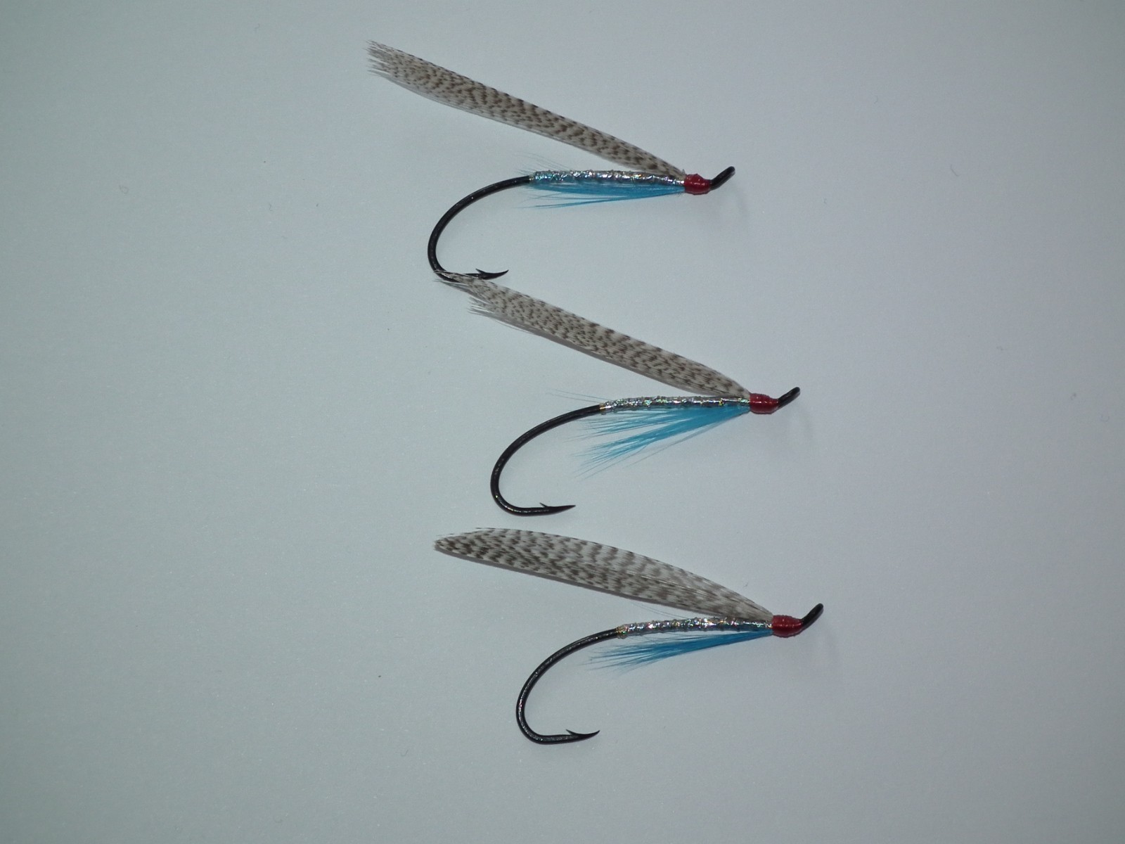 salmon/seatrout flies ---- 3 medicine tied on partridge salar size 5 hooks