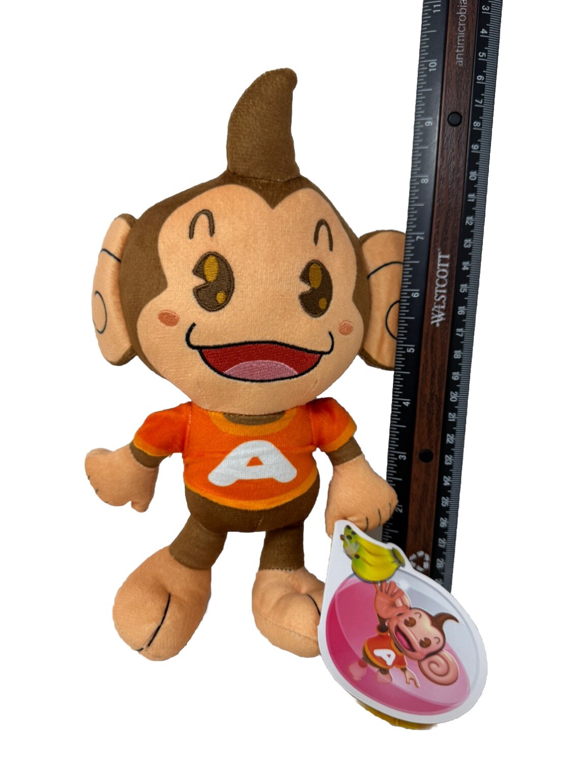 AiAi - Super Monkey Ball Game Stuffed Animal Plush Toy 9” New