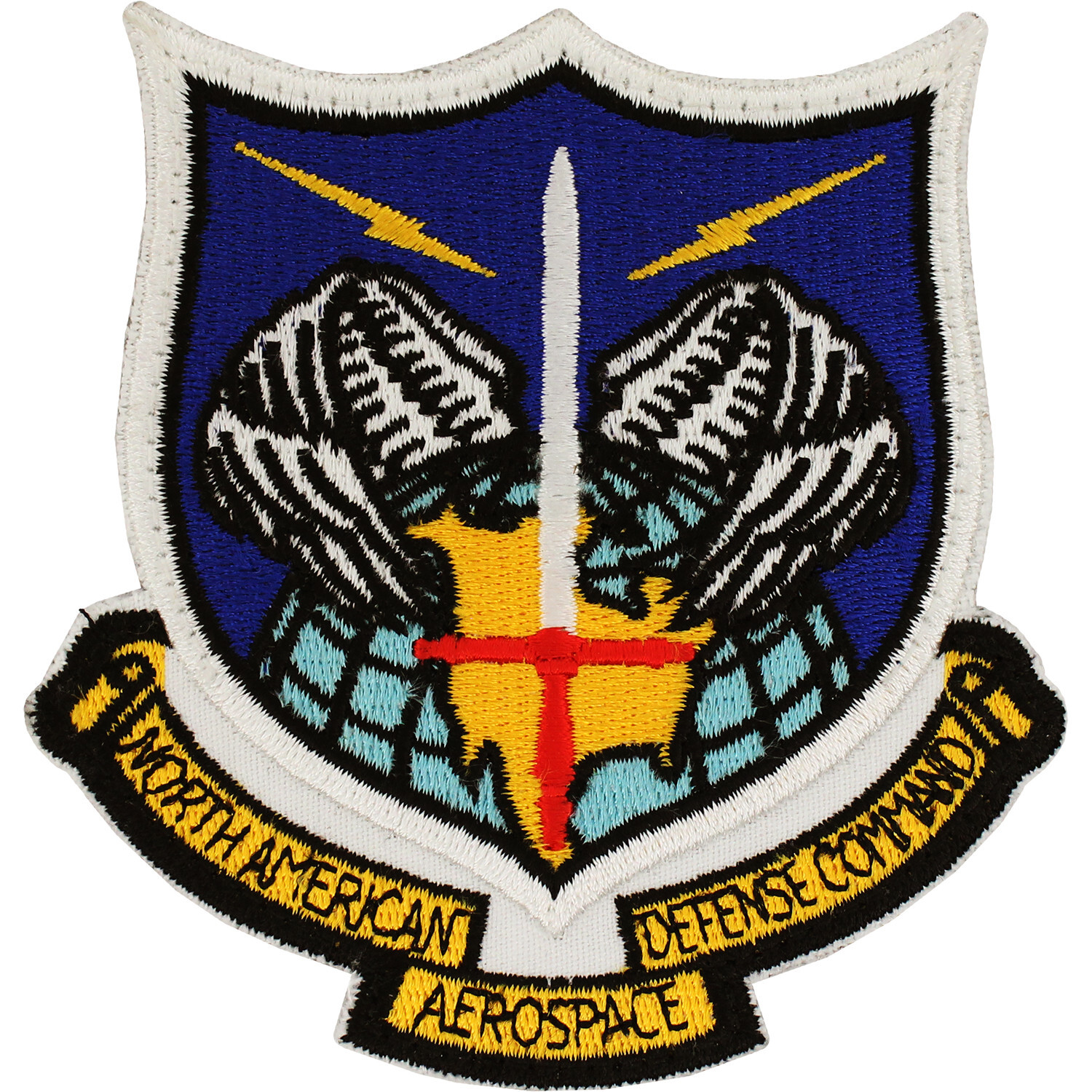 USAF North American Aerospace Defense Command Patch With Hook Backing P5189