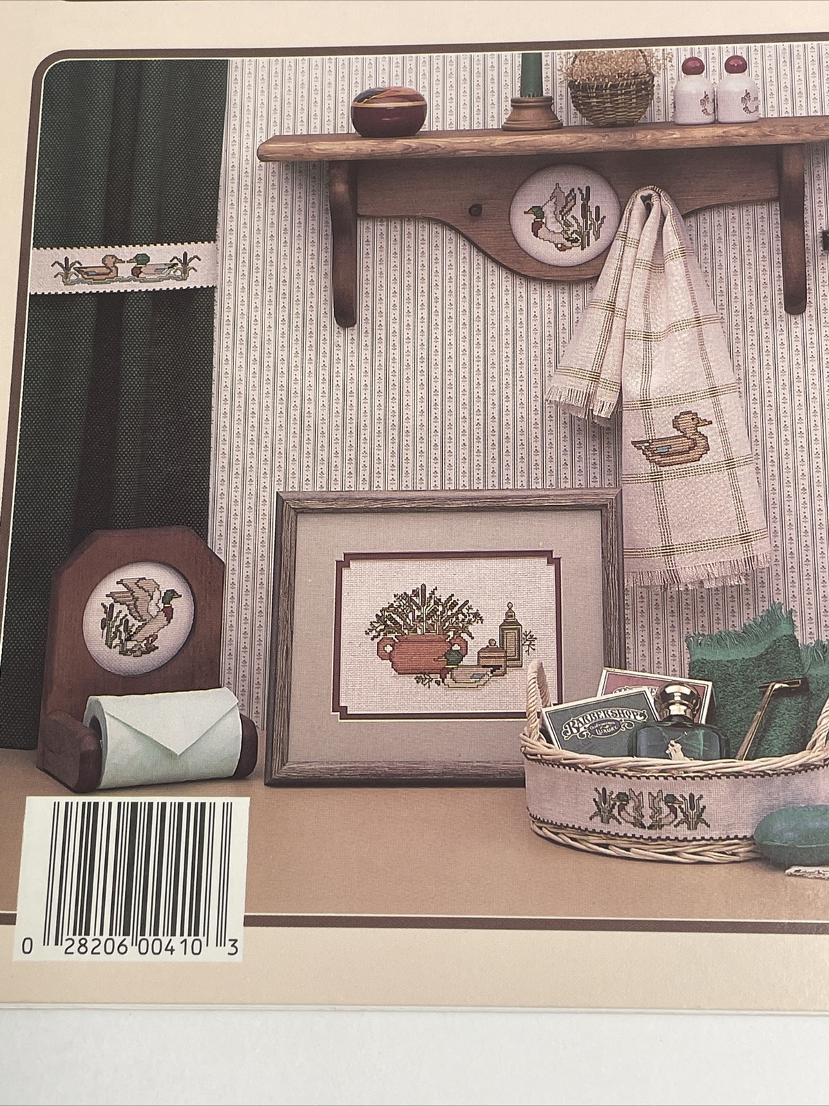 Leisure Arts Bath Collections 4 Themes Butterfly Seashells Cross Stitch Pattern