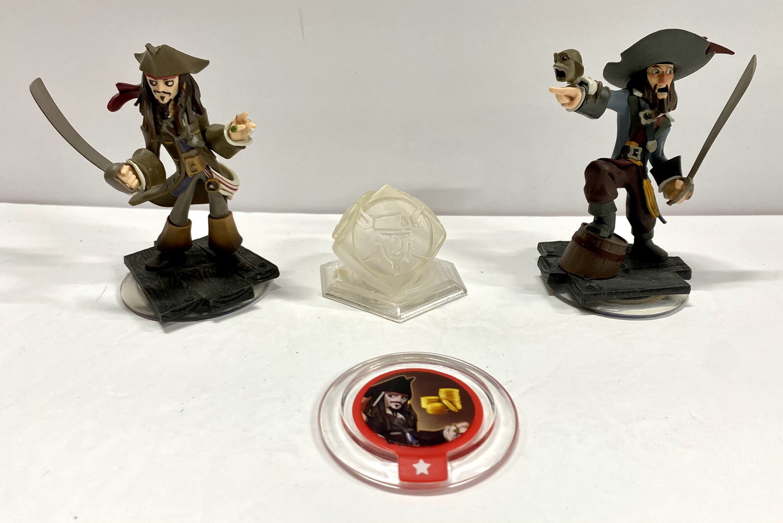 Lot of 2 Disney Infinity Pirates of the Caribbean -INF-1000003,INF-1000012 ..A4