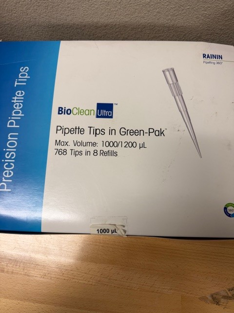 Mettler Toledo Rainin REF 30389272  Pipette Tips GP LTS 1000µL F 768A/8  1-Case