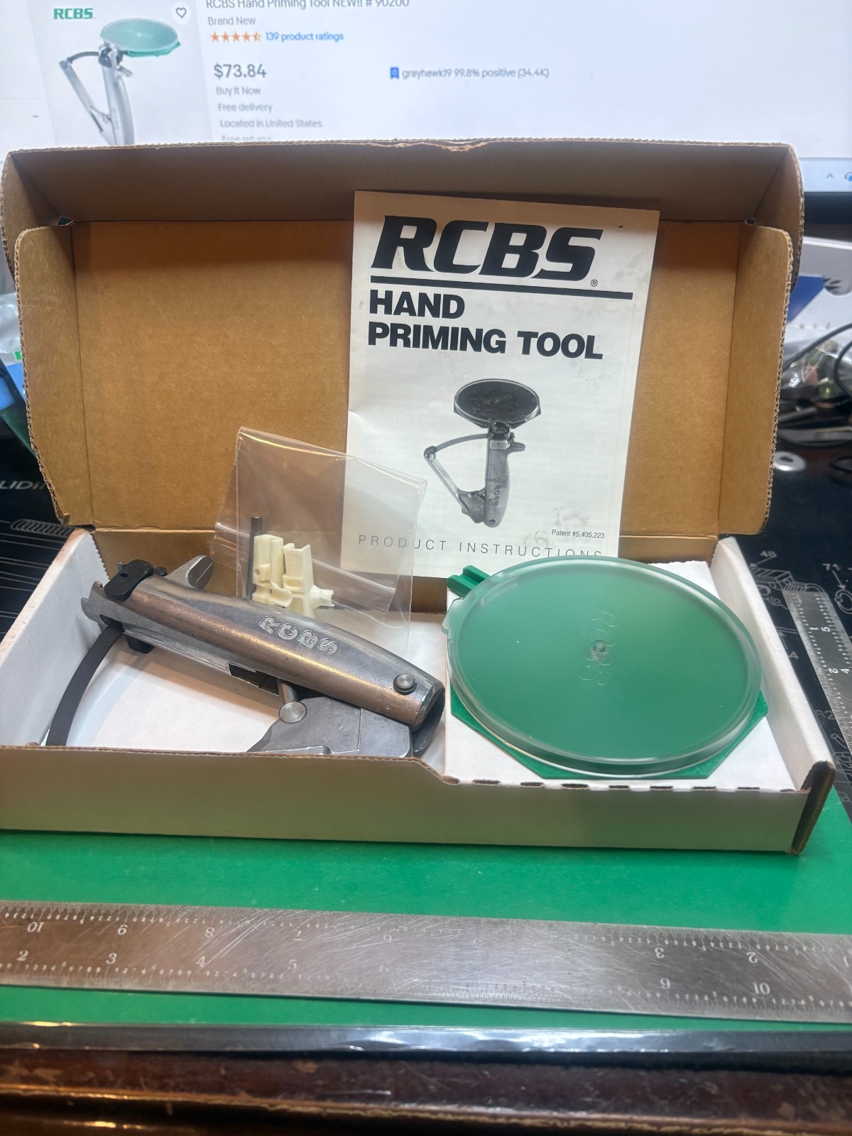 RCBS Hand Priming Tool #90200 Lot#300