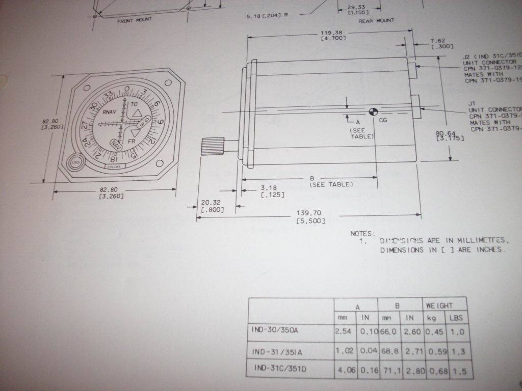 Collins IND 350A, 351A, 351D Install & Service Manual