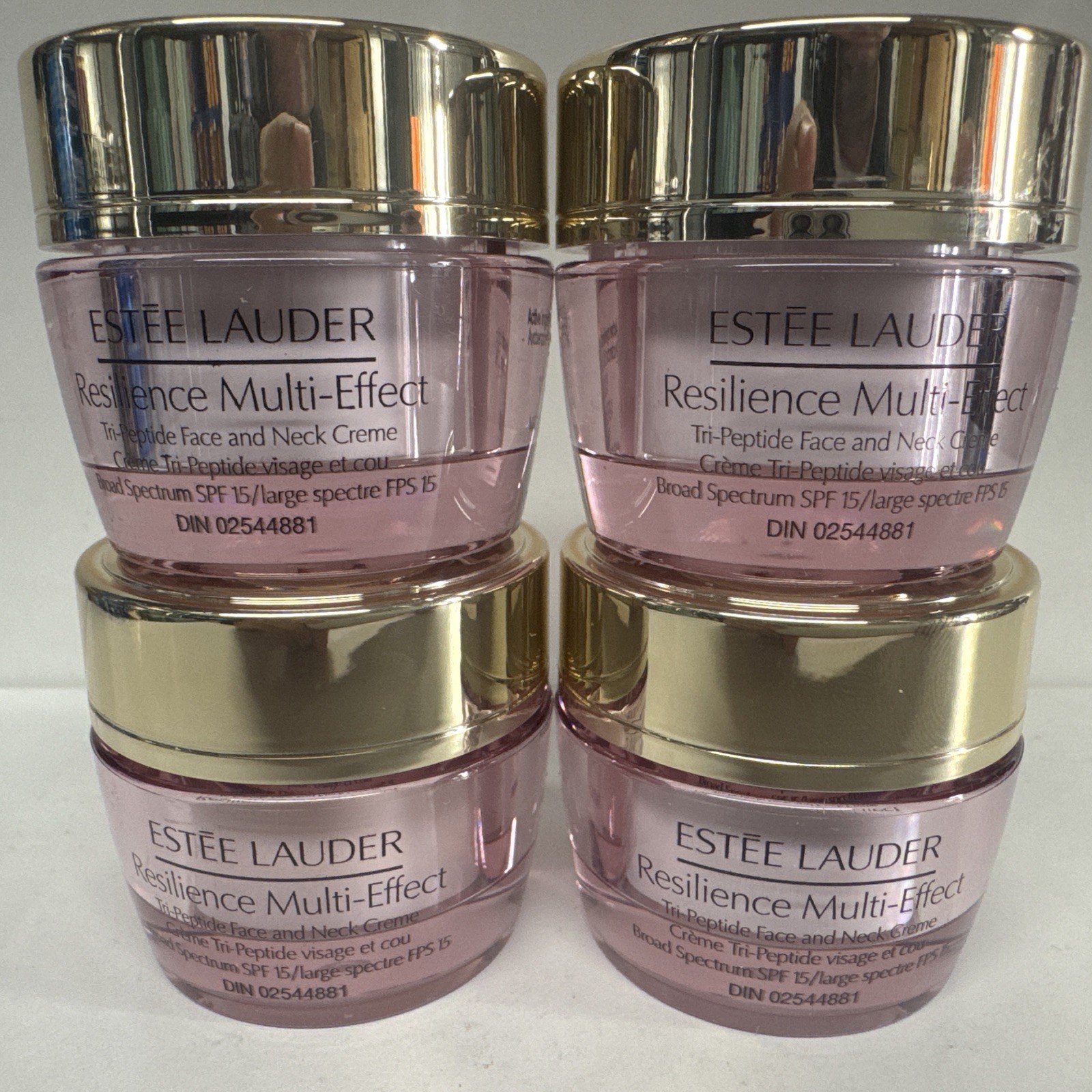 4 Estee Lauder Resilience Multi-Effect Tri-Peptide Face Neck Creme .5 oz Nwob
