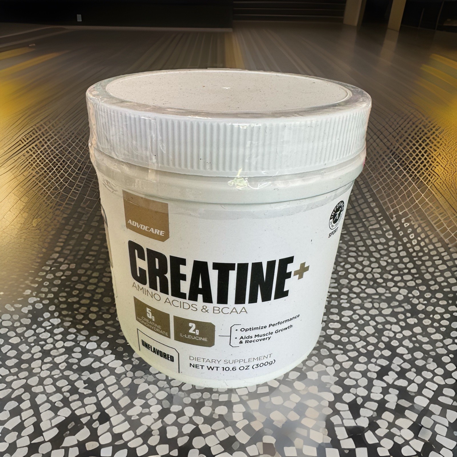 AdvoCare Creatine+ Amino Acids BCAA 300g Unflavored BB 10/2026 Sealed