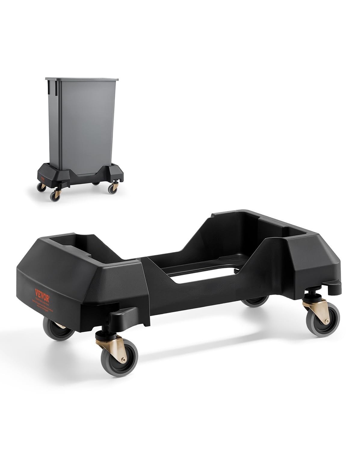 Vevor XDL-90A-D Trash Can Roller Base w/ 4 Swivel Wheels for 16/23 gal Container