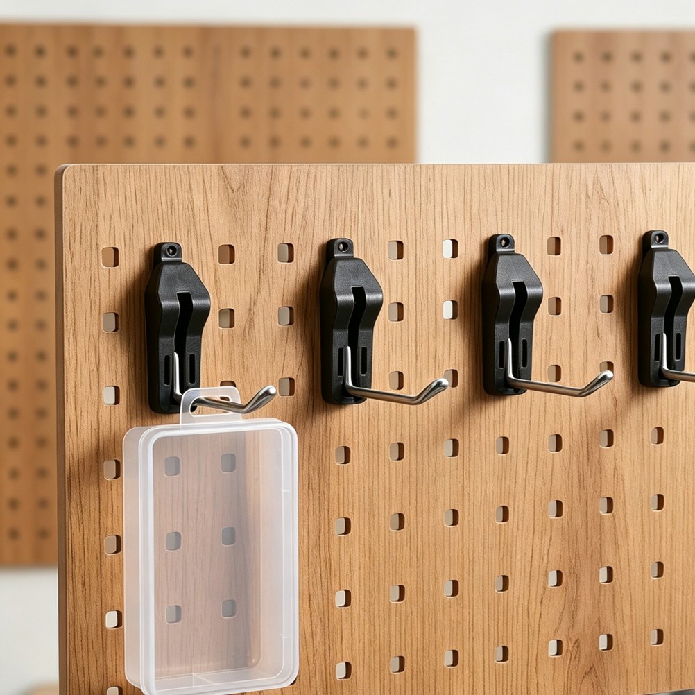 10 Pcs Metal Shelf Hanging Hook Industrial Strength Pegboard Hooks