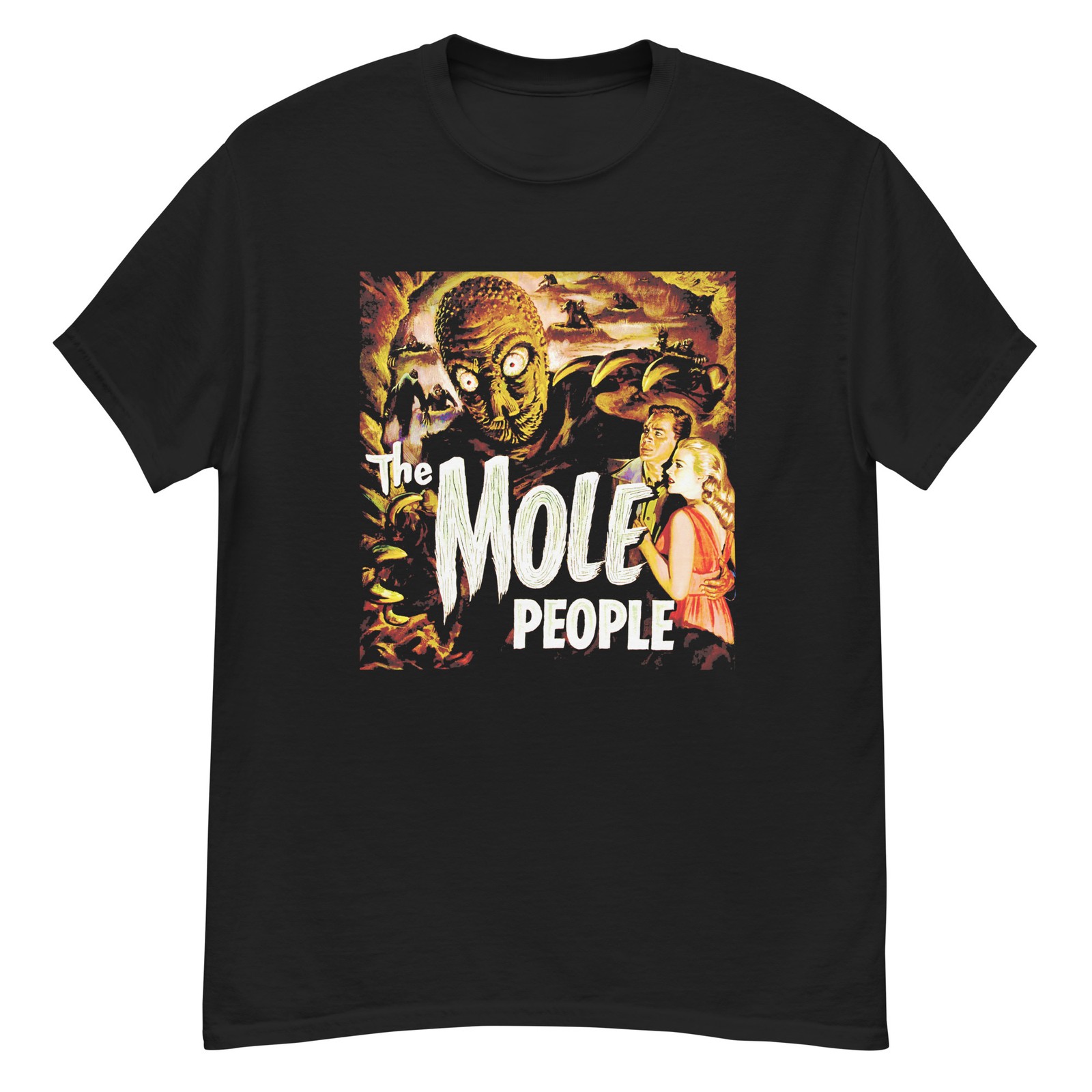 The Mole People cult sci-fi film fan art t-shirt