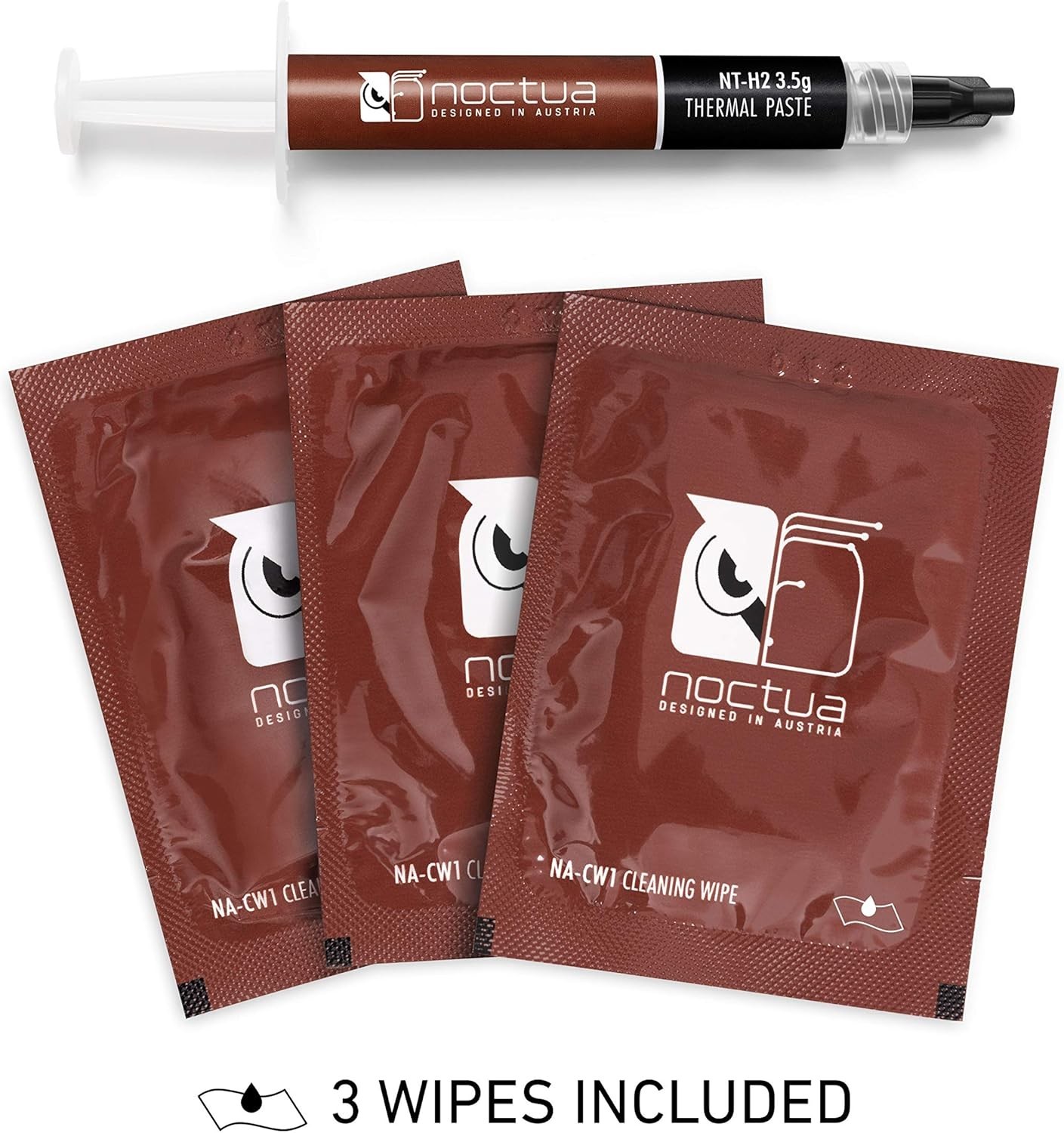 NT-H2 3.5g, Thermal Computer Paste incl. 3 Cleaning Wipes 3.5g