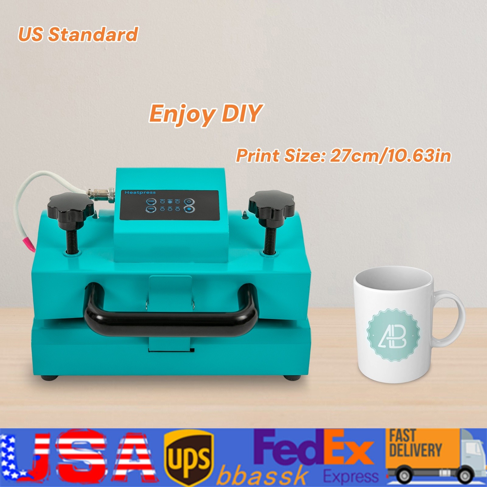 Mug Heat Press Tumbler Heat Press Machine Sublimation Printing 11-30oz Cupy US