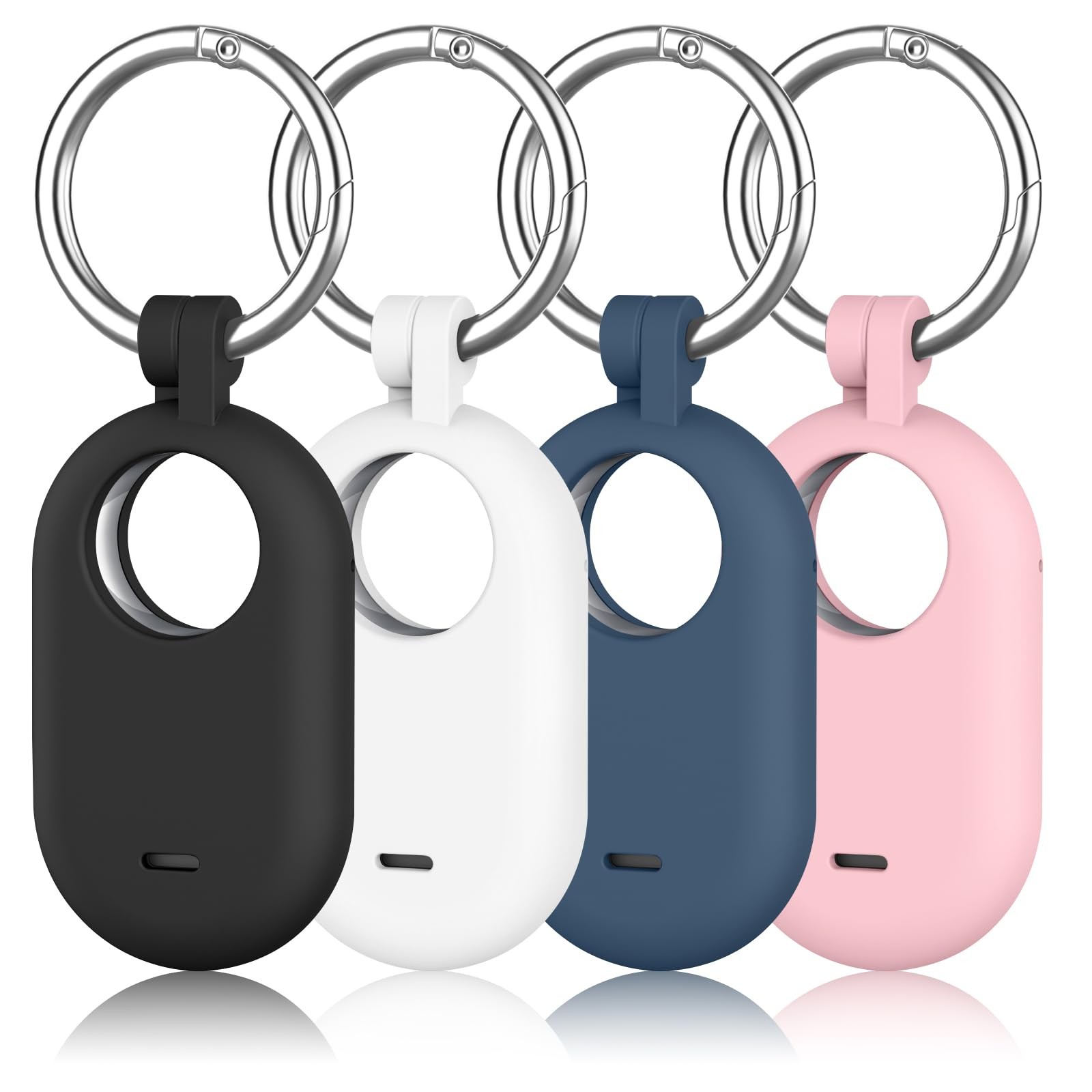4-Pack Holder Case Compatible with Samsung Galaxy Black+White+Navy Blue+Pink
