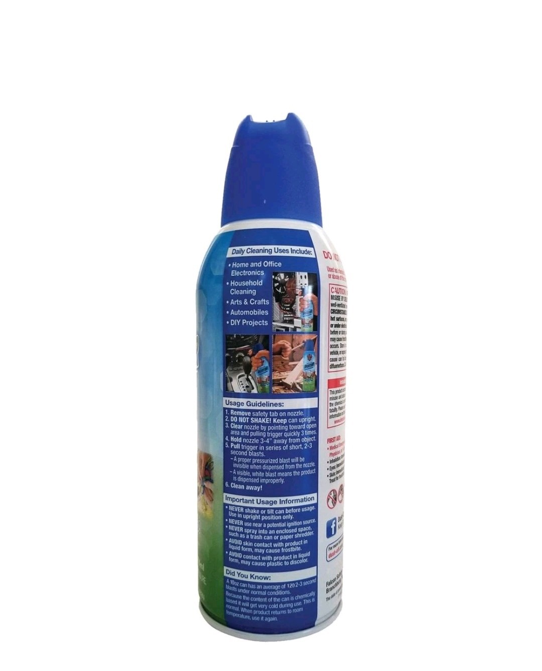 PE Dust-Off® Compressed Gas Duster (2 Pack) 12 OZ each