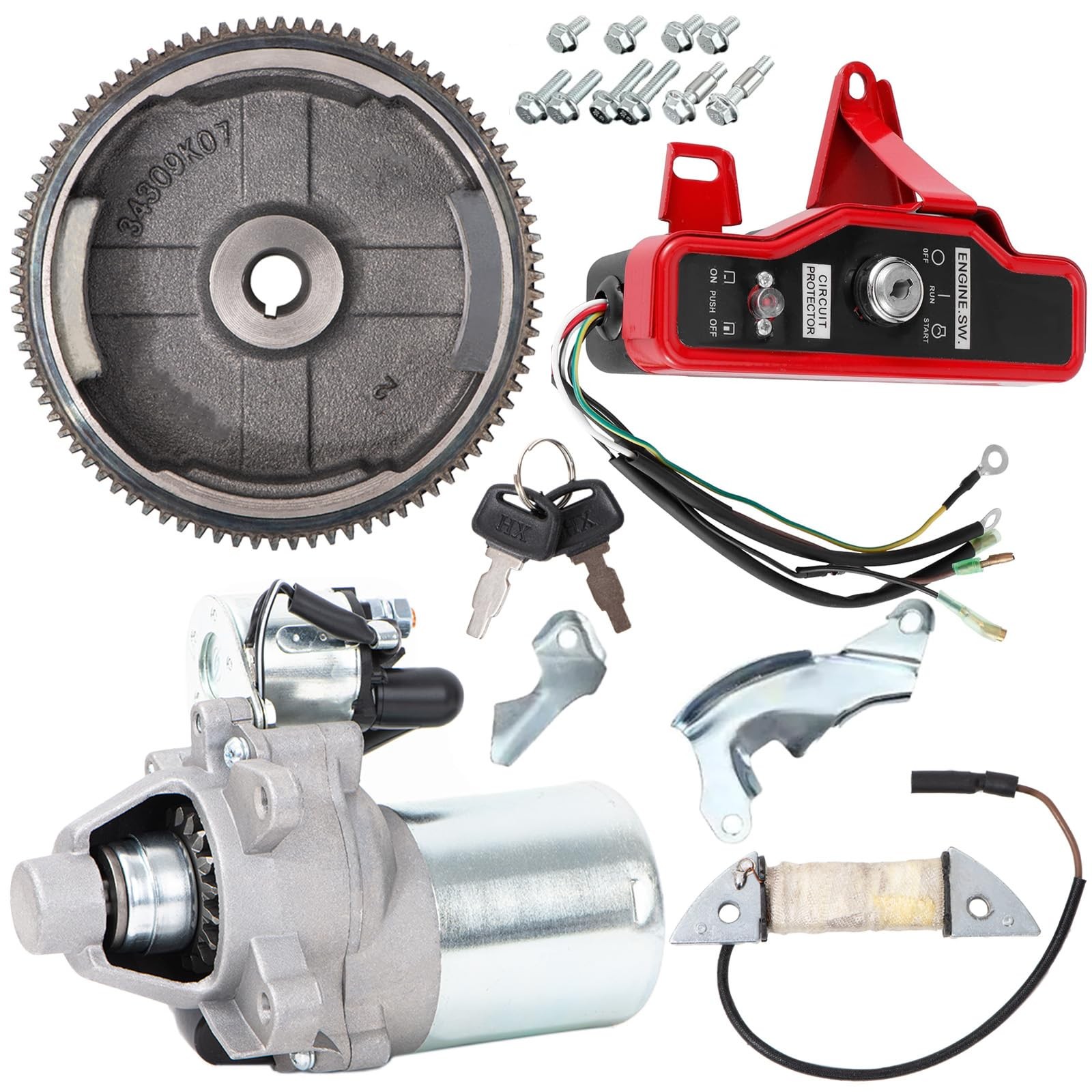 Sofo Predator 212 Electric Starter Kit Fit For Honda Gx200Gx1606.5Hp5.5Hp For