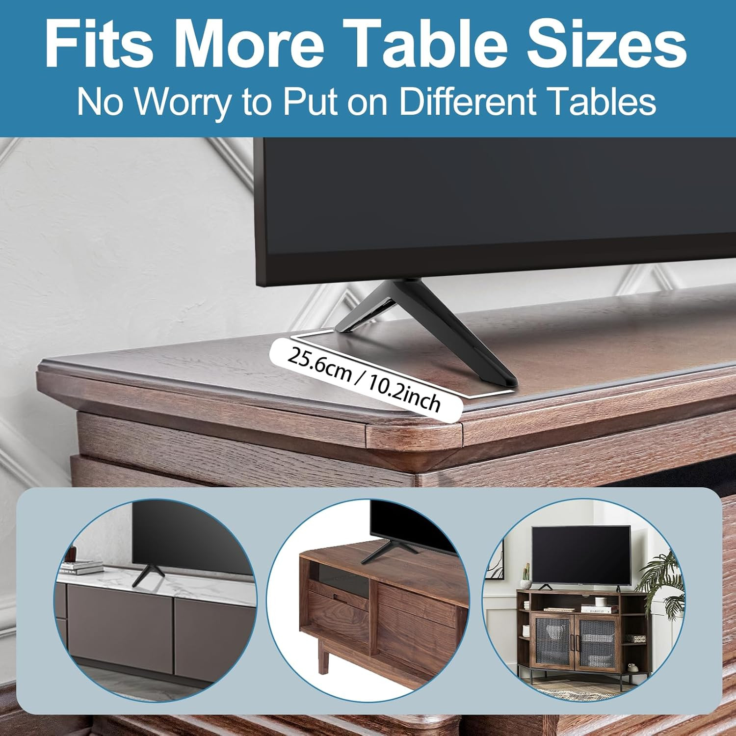 TV Legs for Onn Roku TV Stand Legs, Base Stand Only for Onn Roku, Please Meas...