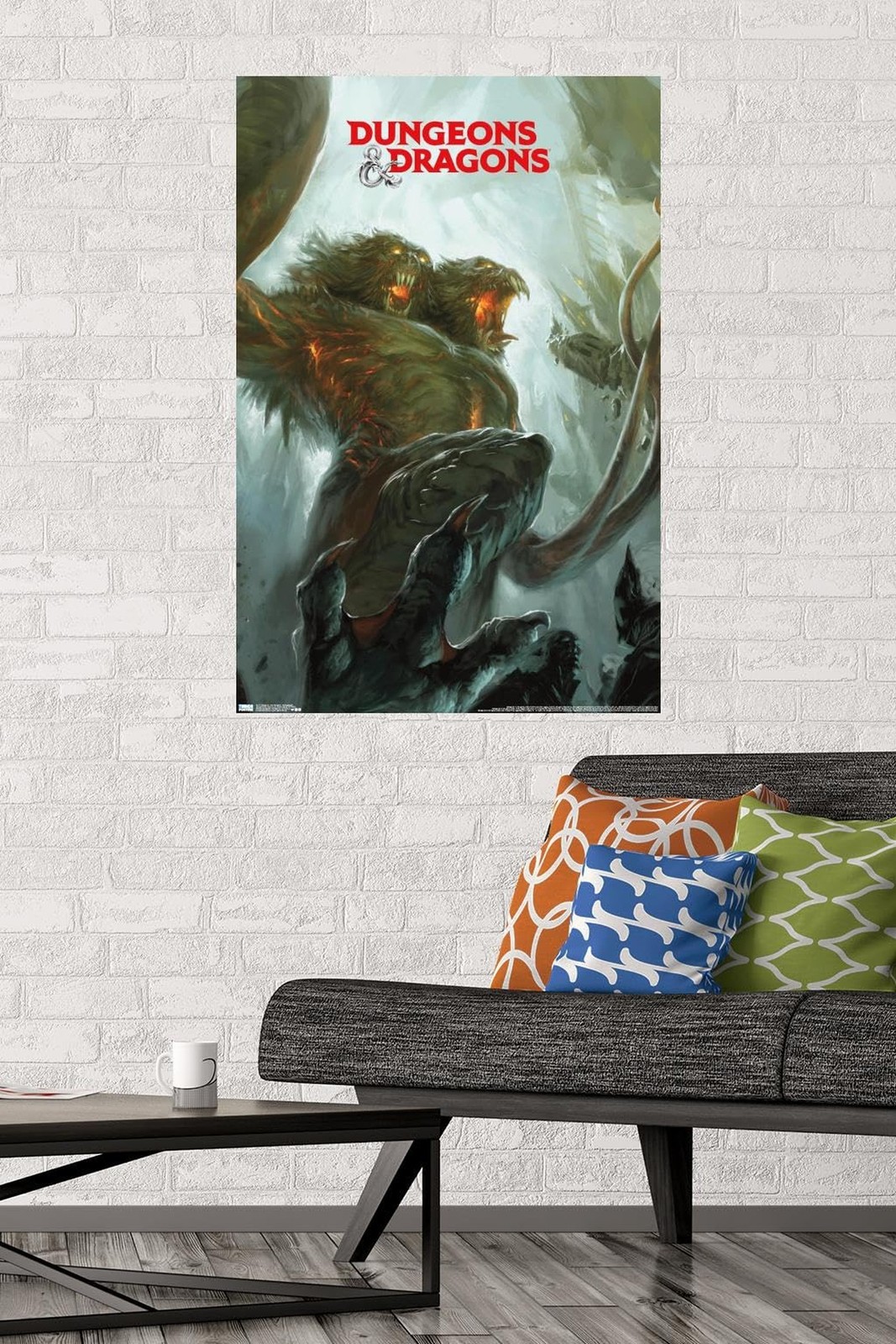 Trends International Dungeons And Dragons - Demogorgon Wall Poster, 22.375" x...