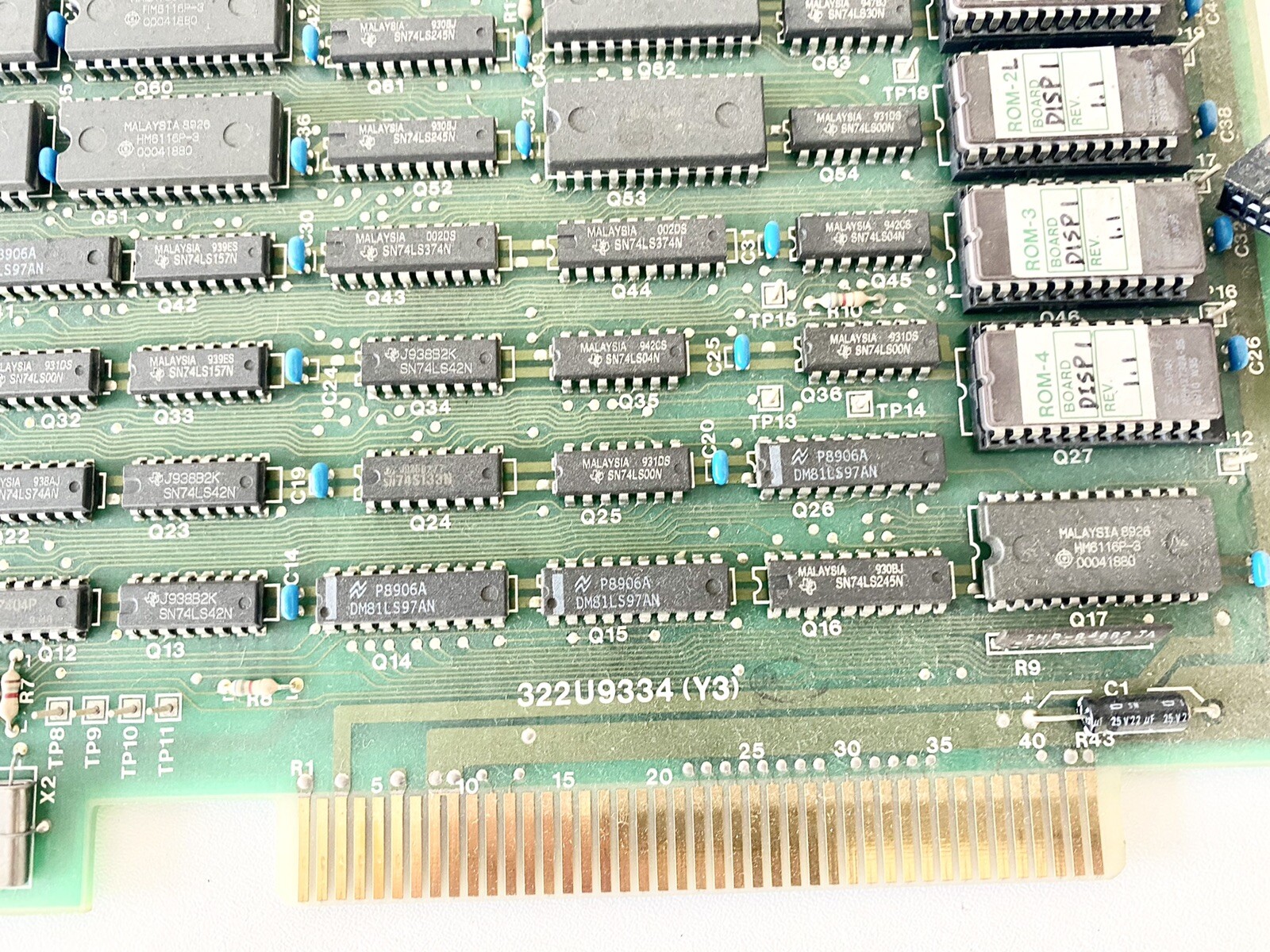 ANRITSU DISP CPU 322U9334 FOR ANRITSU MS420B NETWORK SPECTRUM ANALYZER
