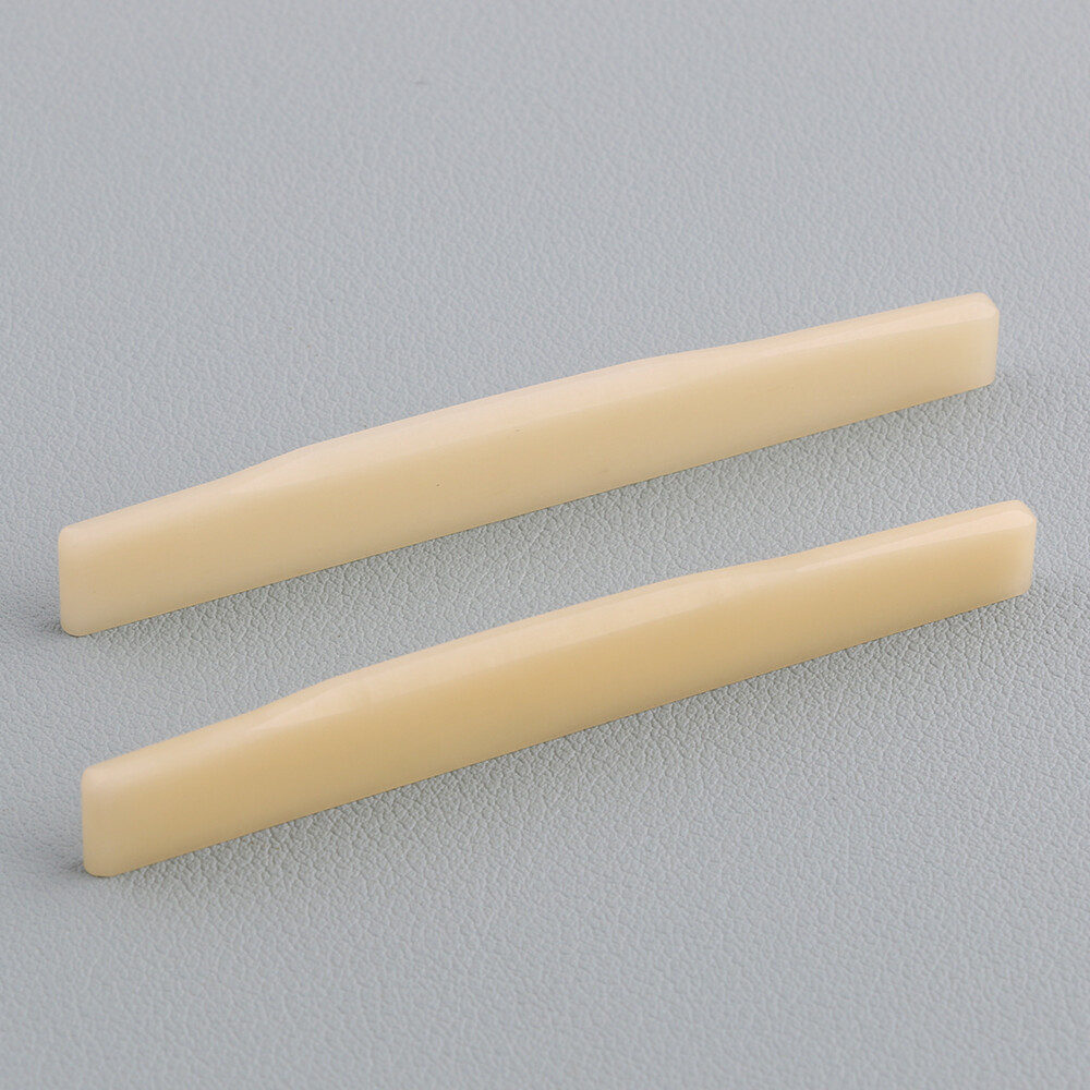 2p Acoustic Guitar Bone Saddle for 6 String Martin Guitar Unbleached Compensated