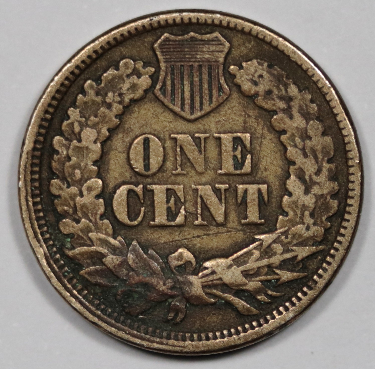 1863 Indian Head Cent. VF. 210496