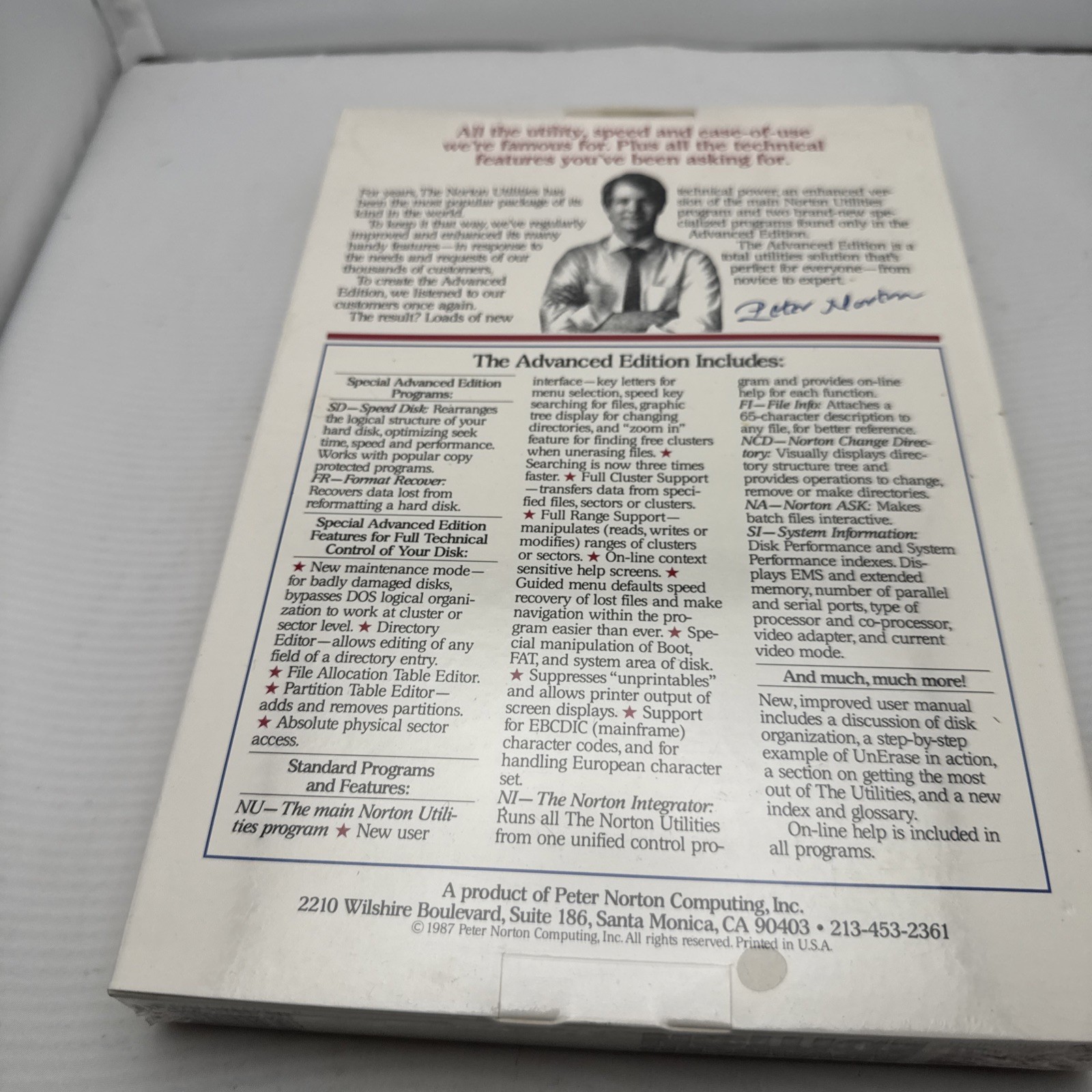 The Norton Utilities Version 3.1 (1987) VERY RARE. Sealed!
