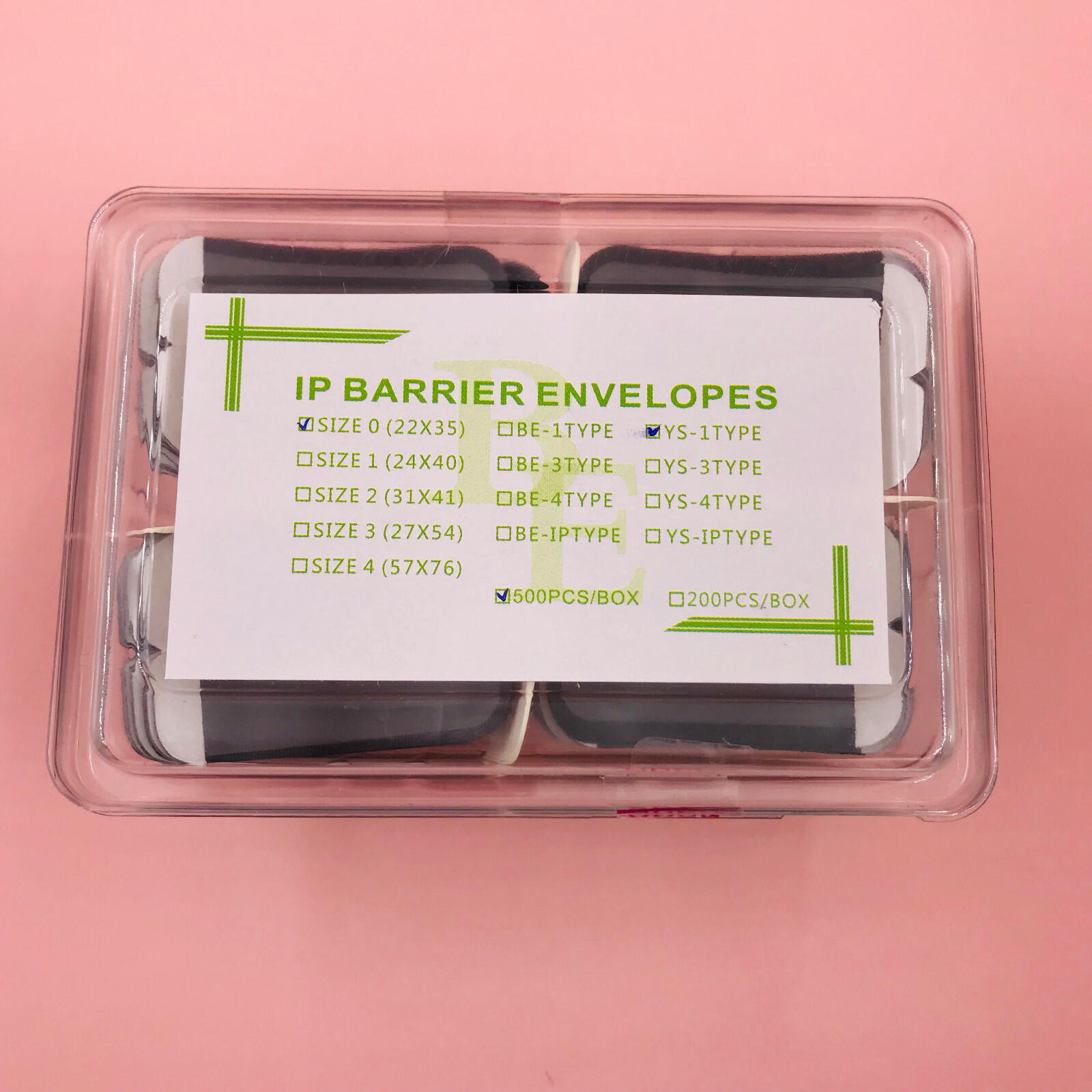 1000pc Digital X ray Barrier Envelope Sleeves for Phosphor Plate Scan Size 2&0