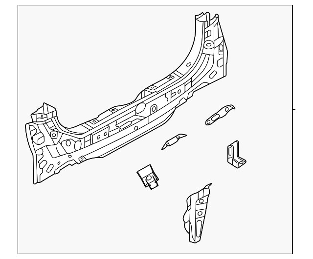 Genuine Mazda Rear Body Panel DGY4-70-75Z