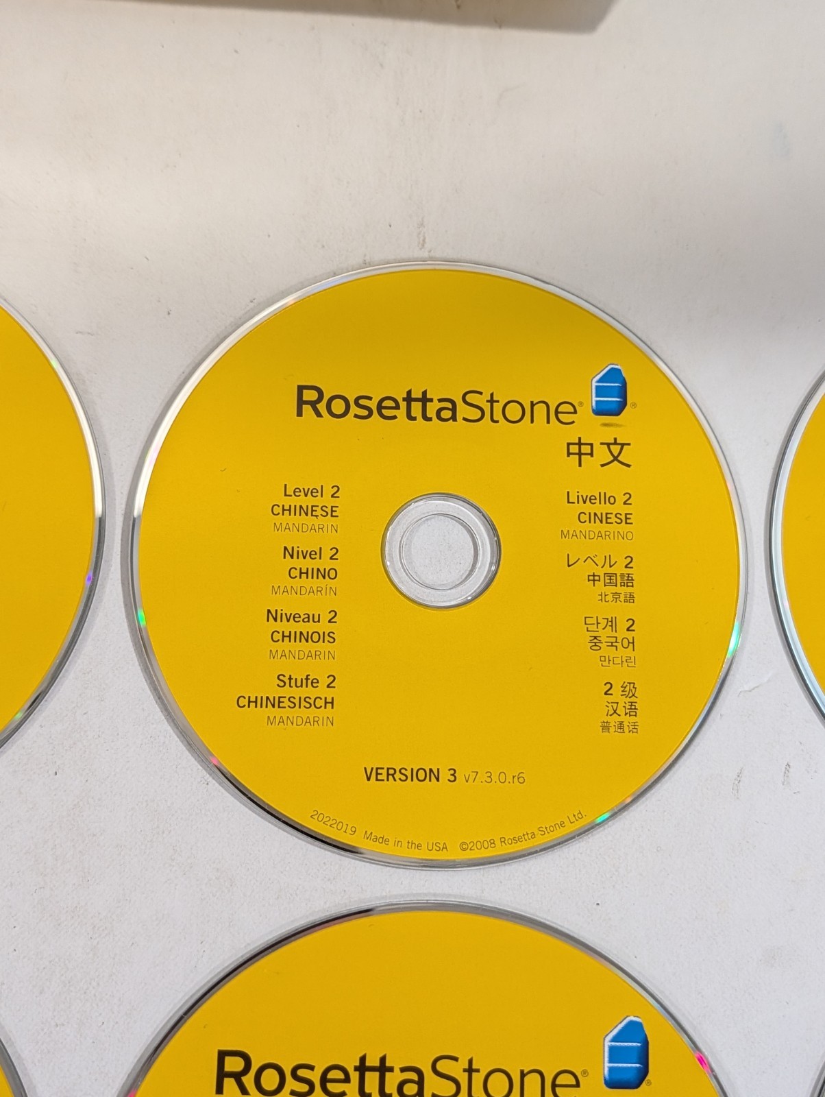 Mandarin Chinese Level 1 2 3 CD-ROM Software w Guide + Audio CDs | Rosetta Stone