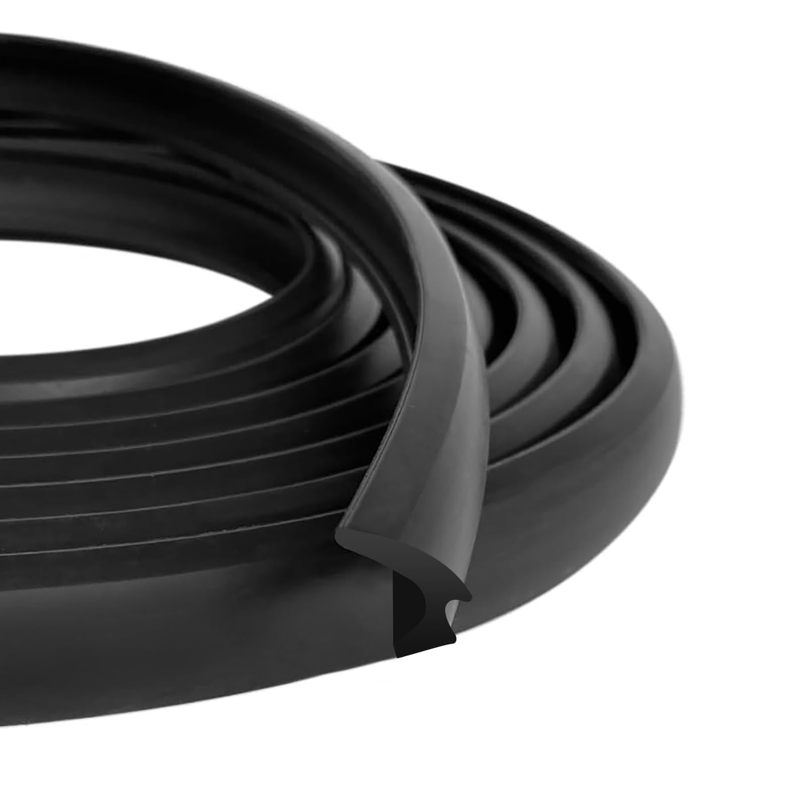 26.25Ft RV Window Rubber Seal Strip 1/2"x1/4" Glass Edge Seal Weather Stripping