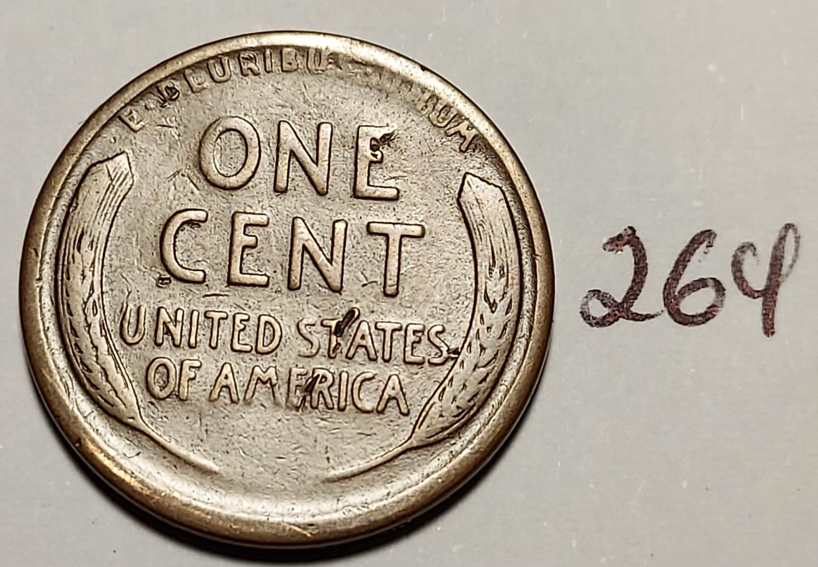 1920-S Lincoln Wheat Cent Below Fine #264