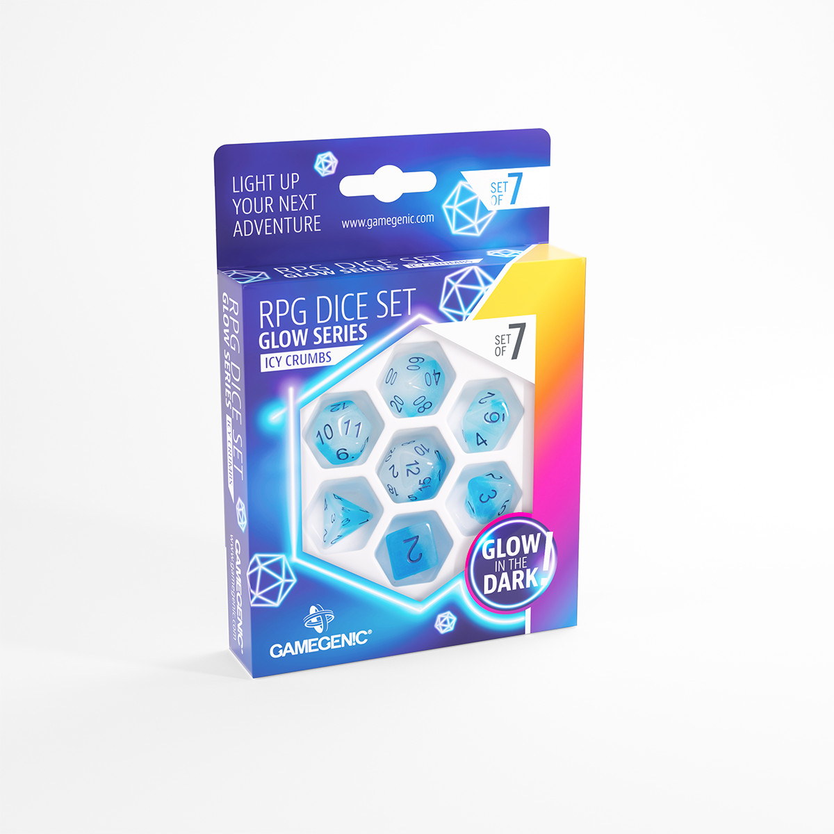 Gamegenic RPG Dice Set Glow Series (7 pcs)