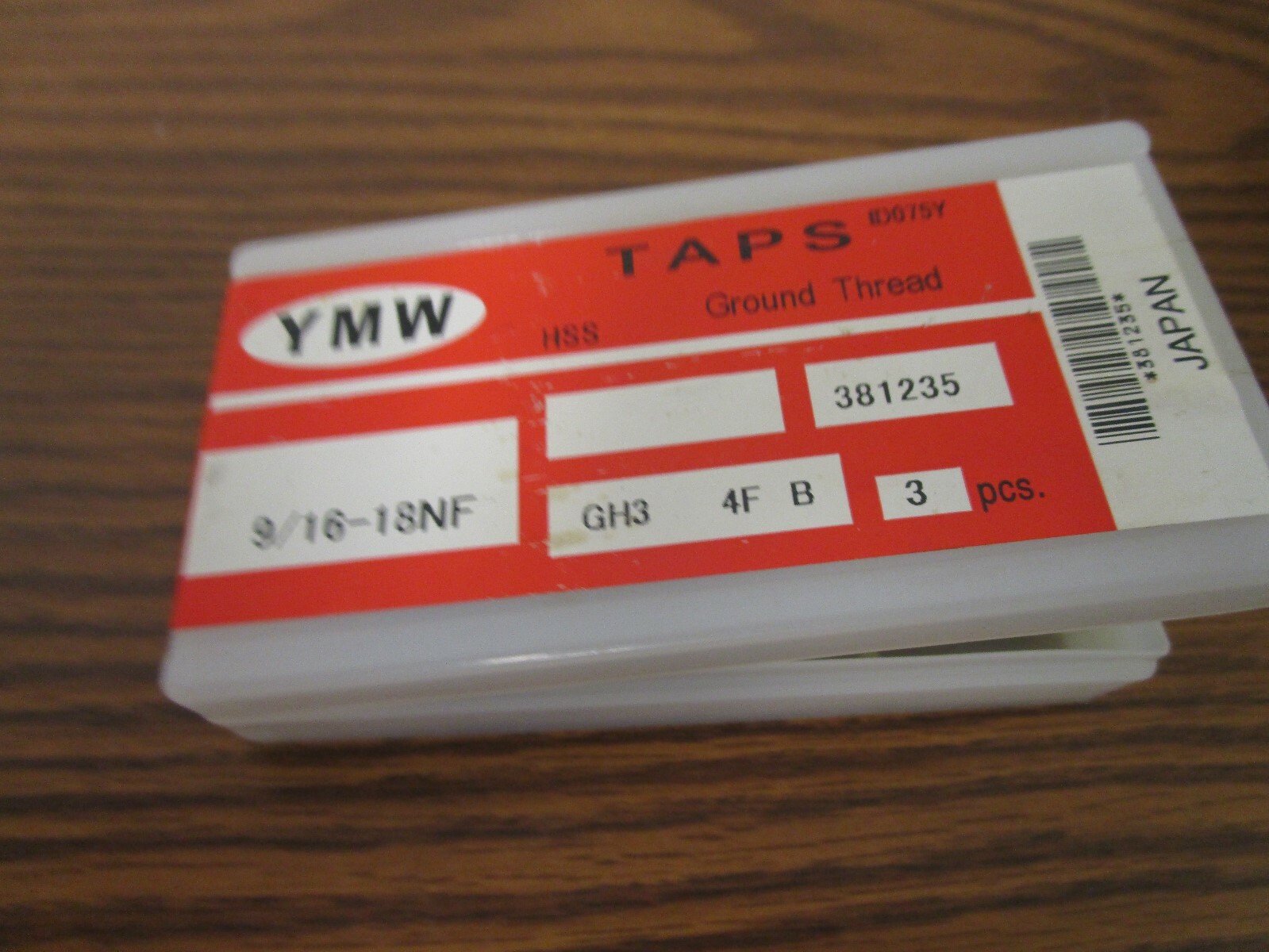 (2) YMW Japan 9/16-18nf HSS Taps 381235