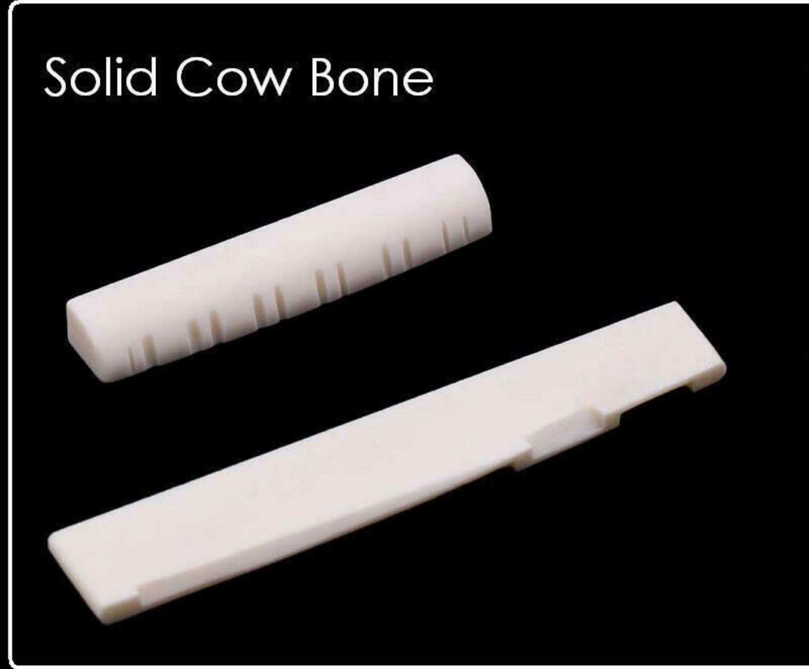 MusicianAtHeart BONE NUT and SADDLE Set for Washburn 12 String Acoustic Guitar